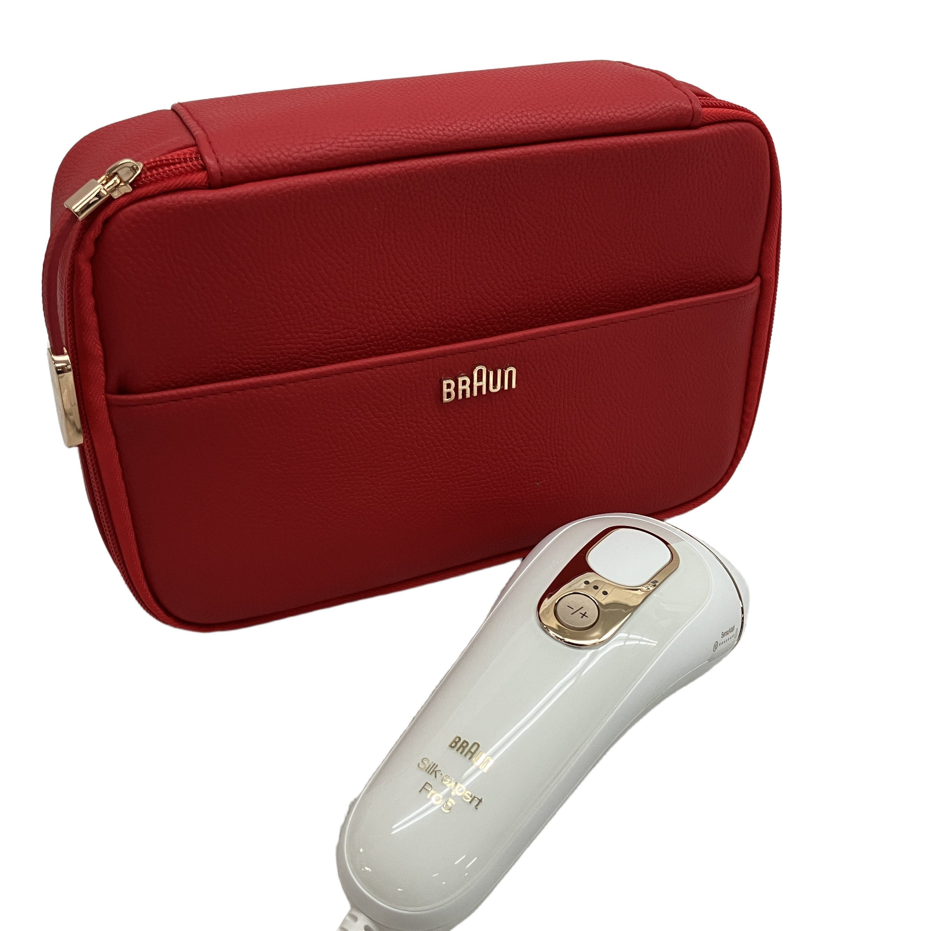 BRAUN Silk Expert Pro 5 PL-5268 家庭用IPL光美容器 フラッシュ式 アタッチメント3つ付き ブラウン 中古