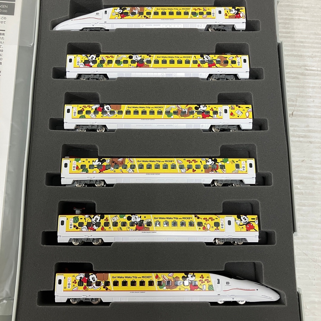 TOMIX 97914 限定品 九州新幹線 800 1000系 6両 JR九州 Waku Waku Trip ミッキーマウス Nゲージ 鉄道模型 中古 美品