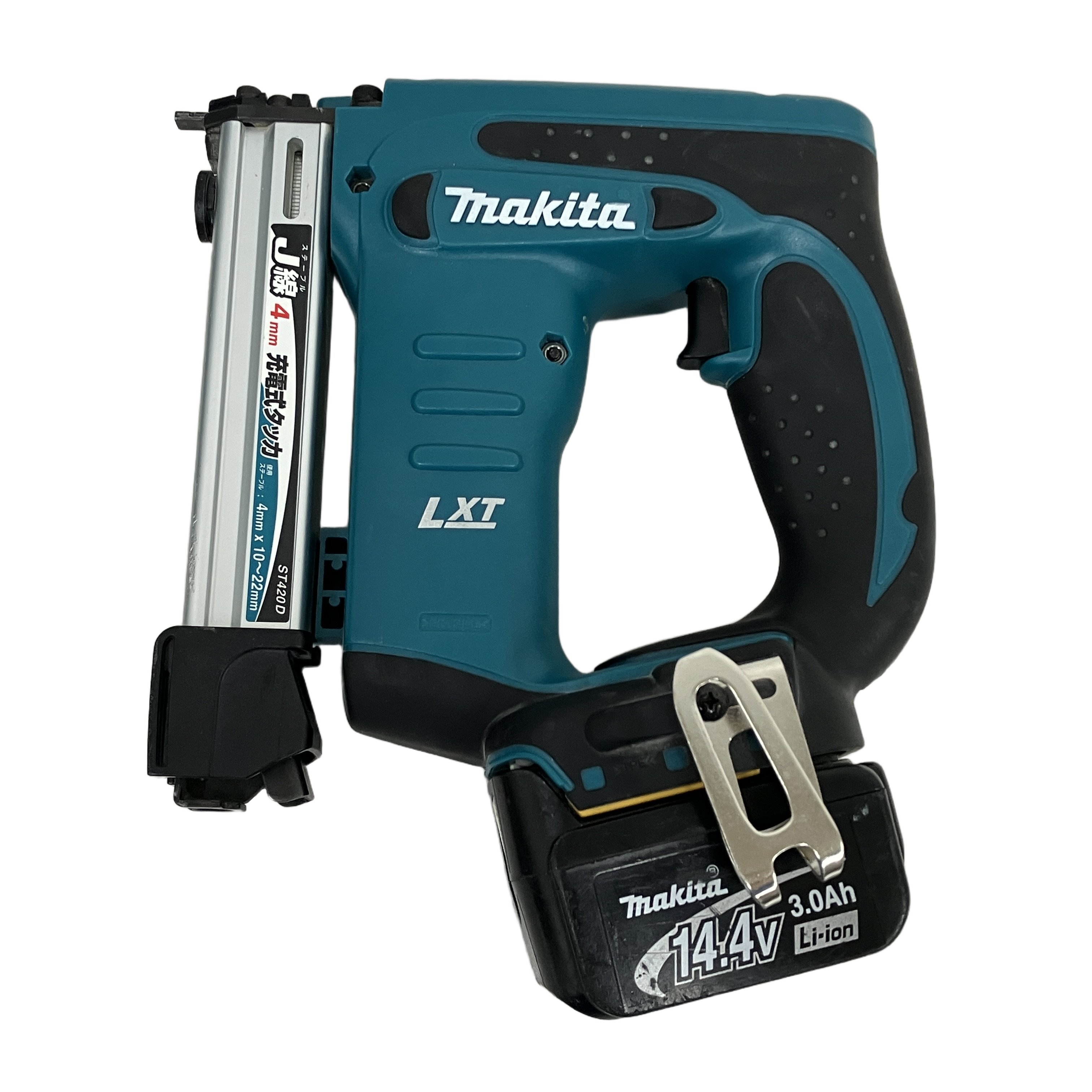Makita ST420D 充電式タッカ 充電器付き 14.4V コードレス 電動工具 中古