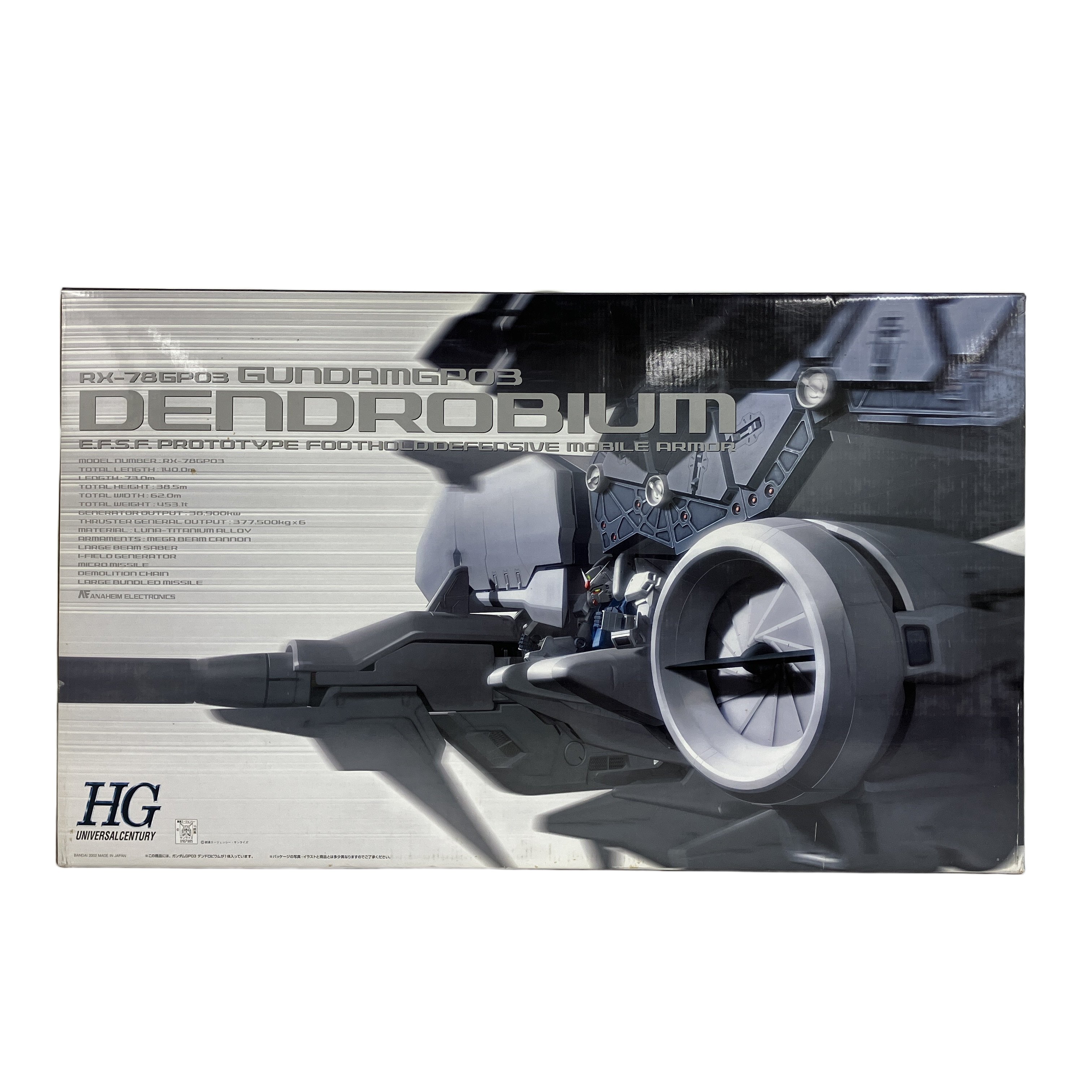 BANDAI 0107985-28000 HGUC 028 1/144 RX-78GP03 GUNDAMGP03 DENOROBIUM ガンダム バンダイ プラモデル ガンプラ 未組立 未使用