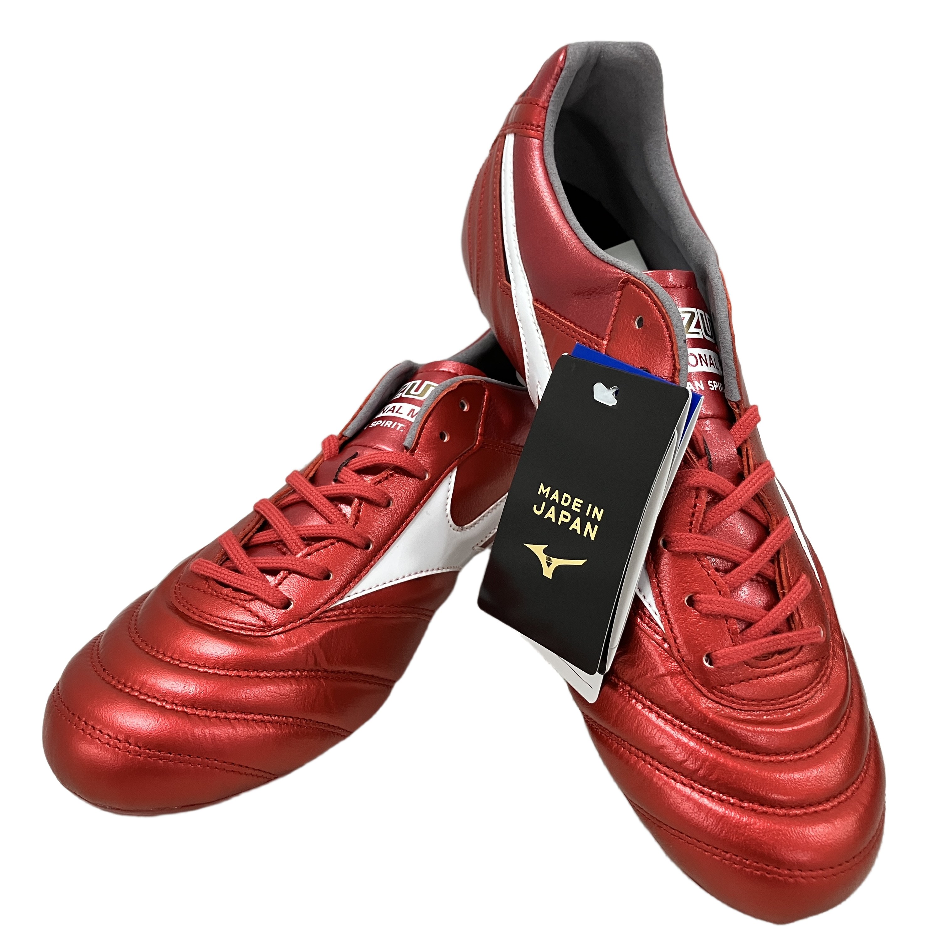 ミズノ モレリア 2 40周年記念 MORELIA II JAPAN スパイク サッカー シューズ 26.5cm ルビーレッド スポーツ 未使用