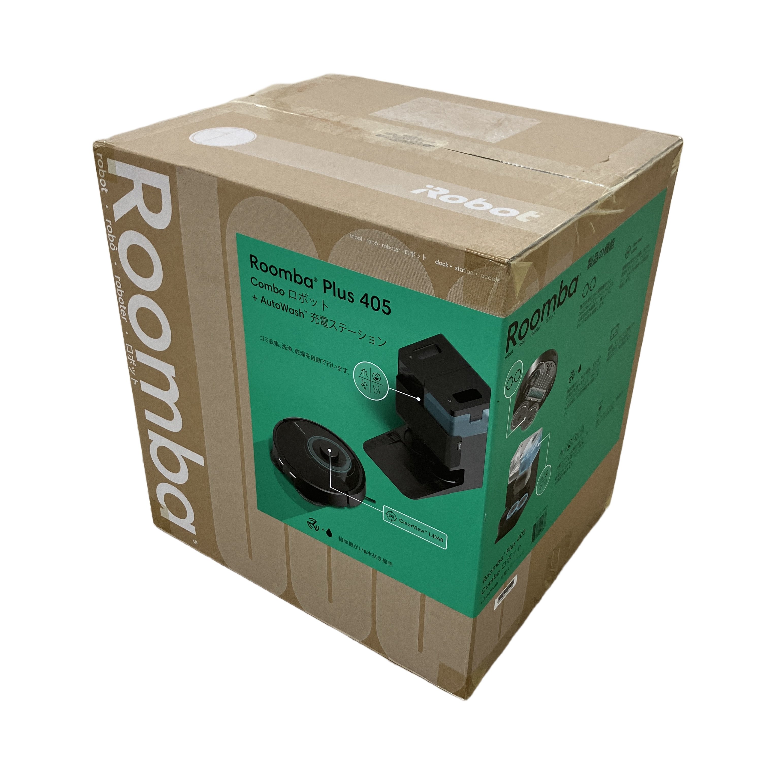 iRobot アイロボット Roomba Plus 405 Combo ロボット掃除機 +AutoWash 充電ステーション 未使用 未開封