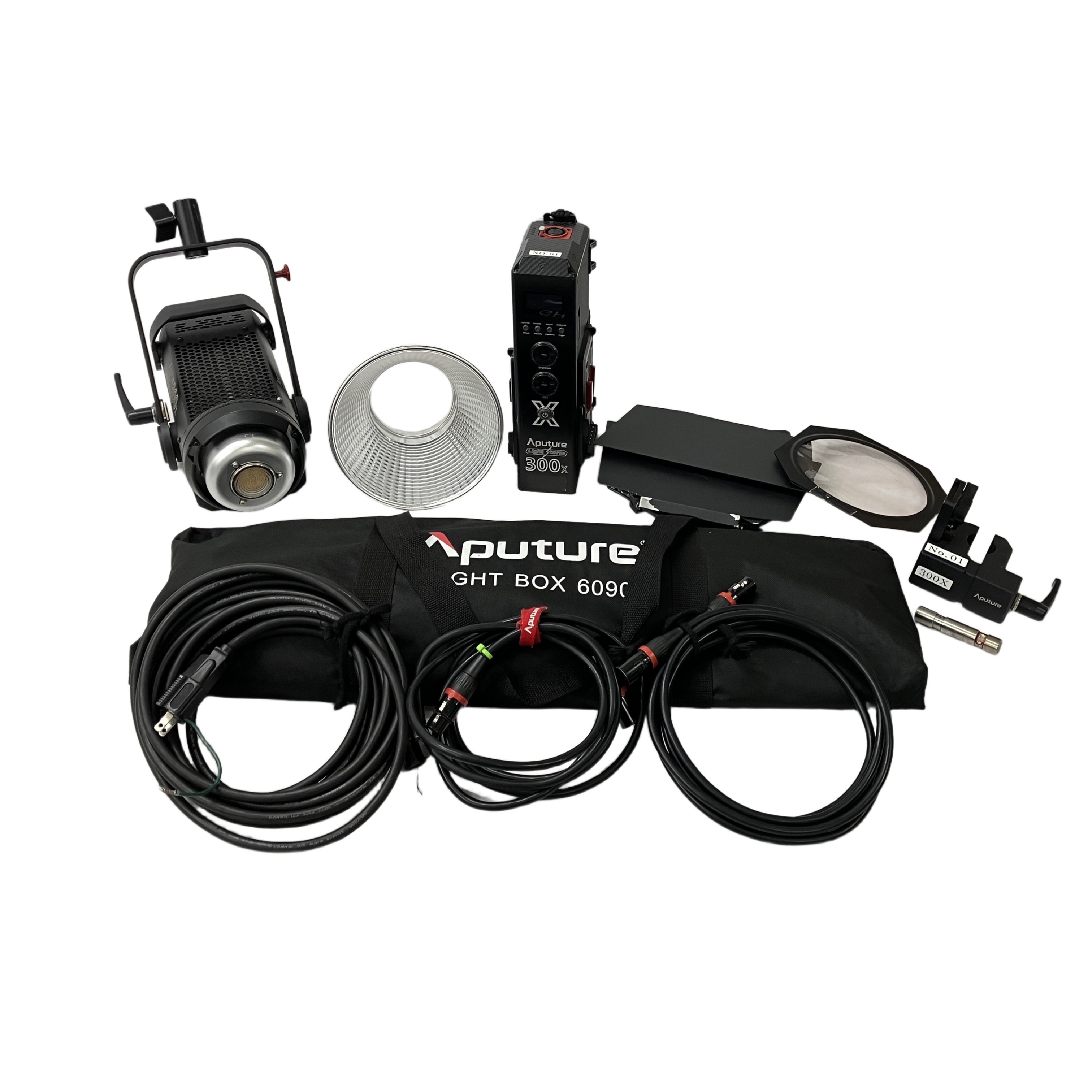 Aputure Light Storm LS 300X LED ライト スタジオ 照明 器具 機材 ケース付き アプチャー 中古