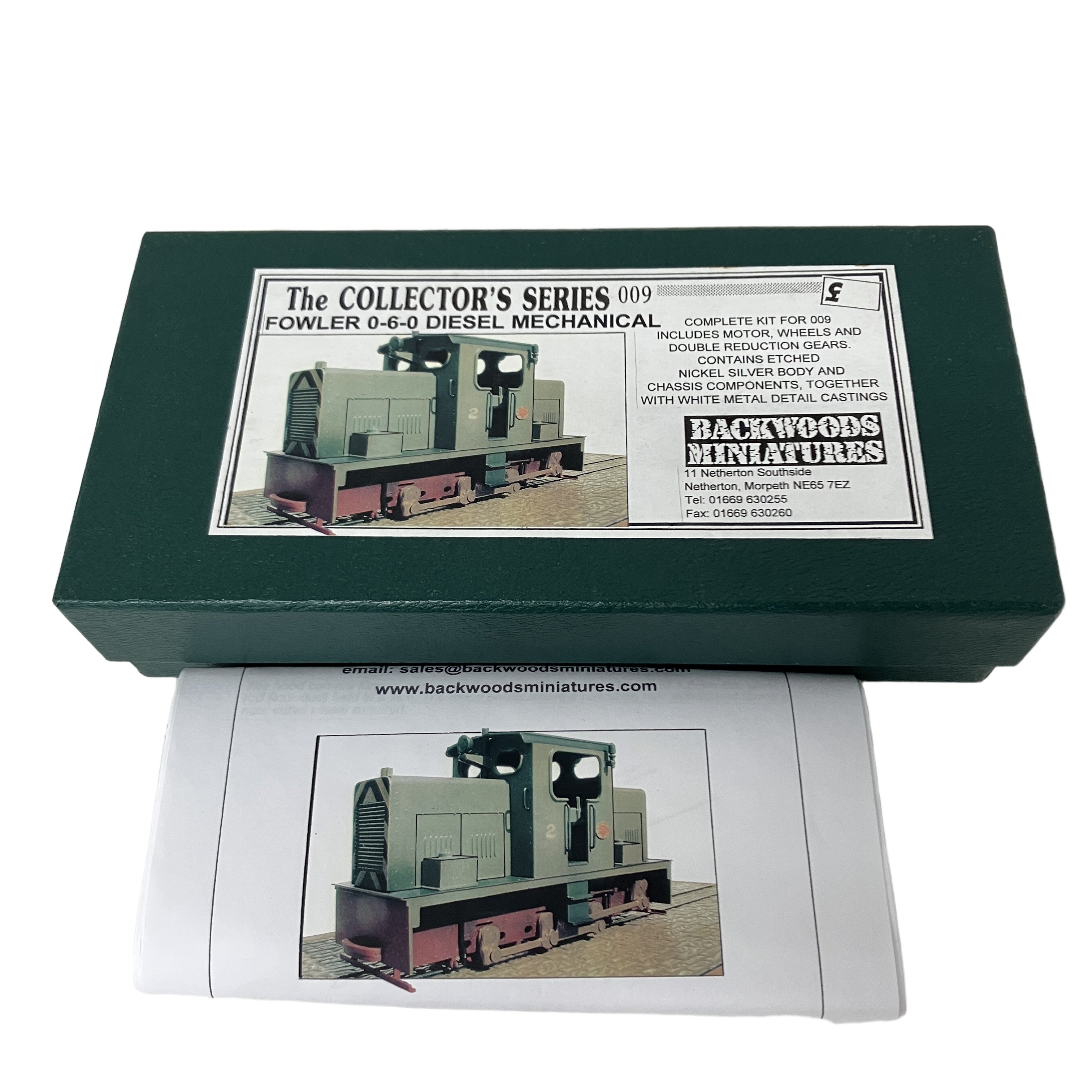 BACKWOODS MINIATURES FOWLER 0-6-0 DM ディーゼル機関車 鉄道模型 組立キット 未使用