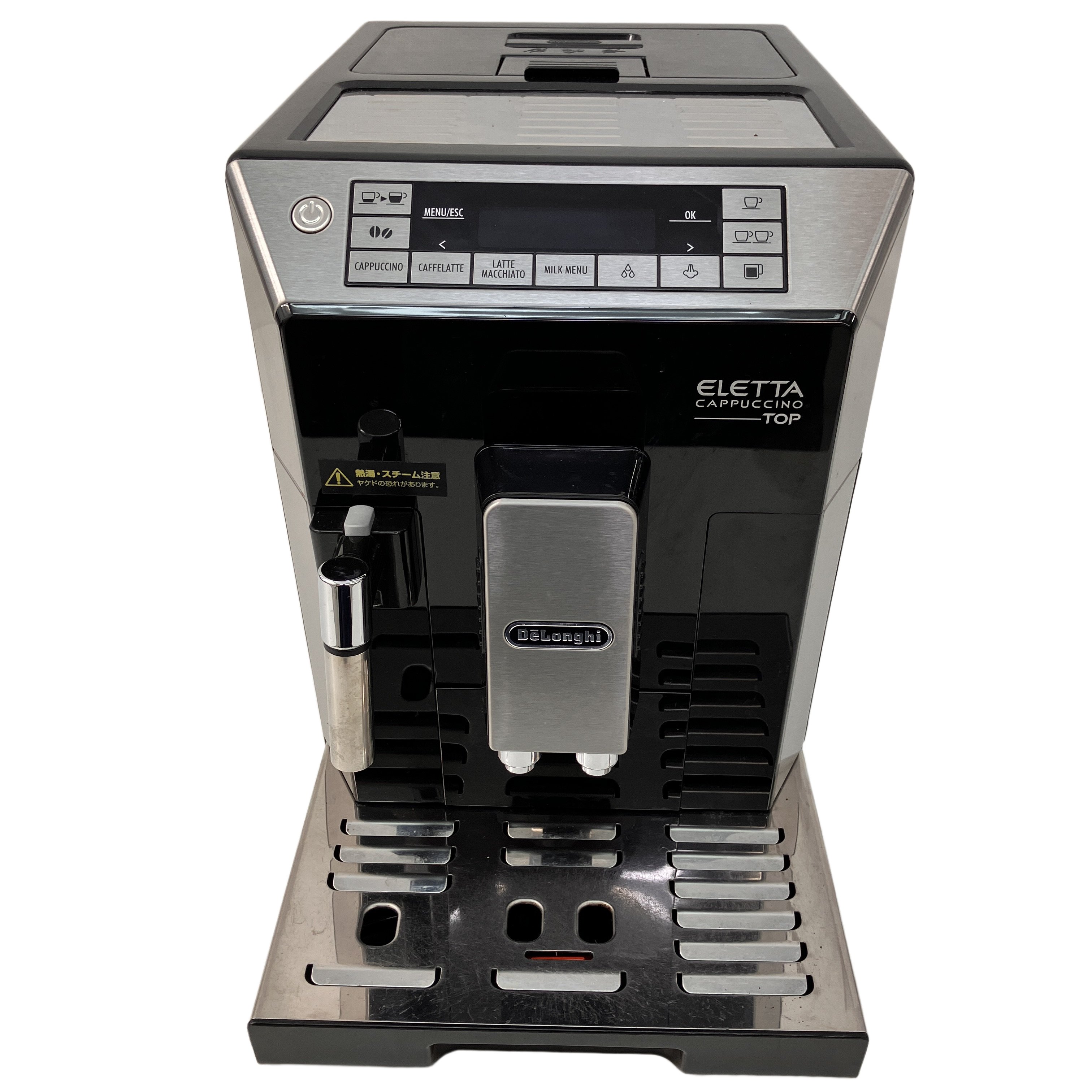 DeLonghi デロンギ ECAM45760B エレッタ カプチーノ トップ コンパクト 全自動コーヒーマシン 家電 中古