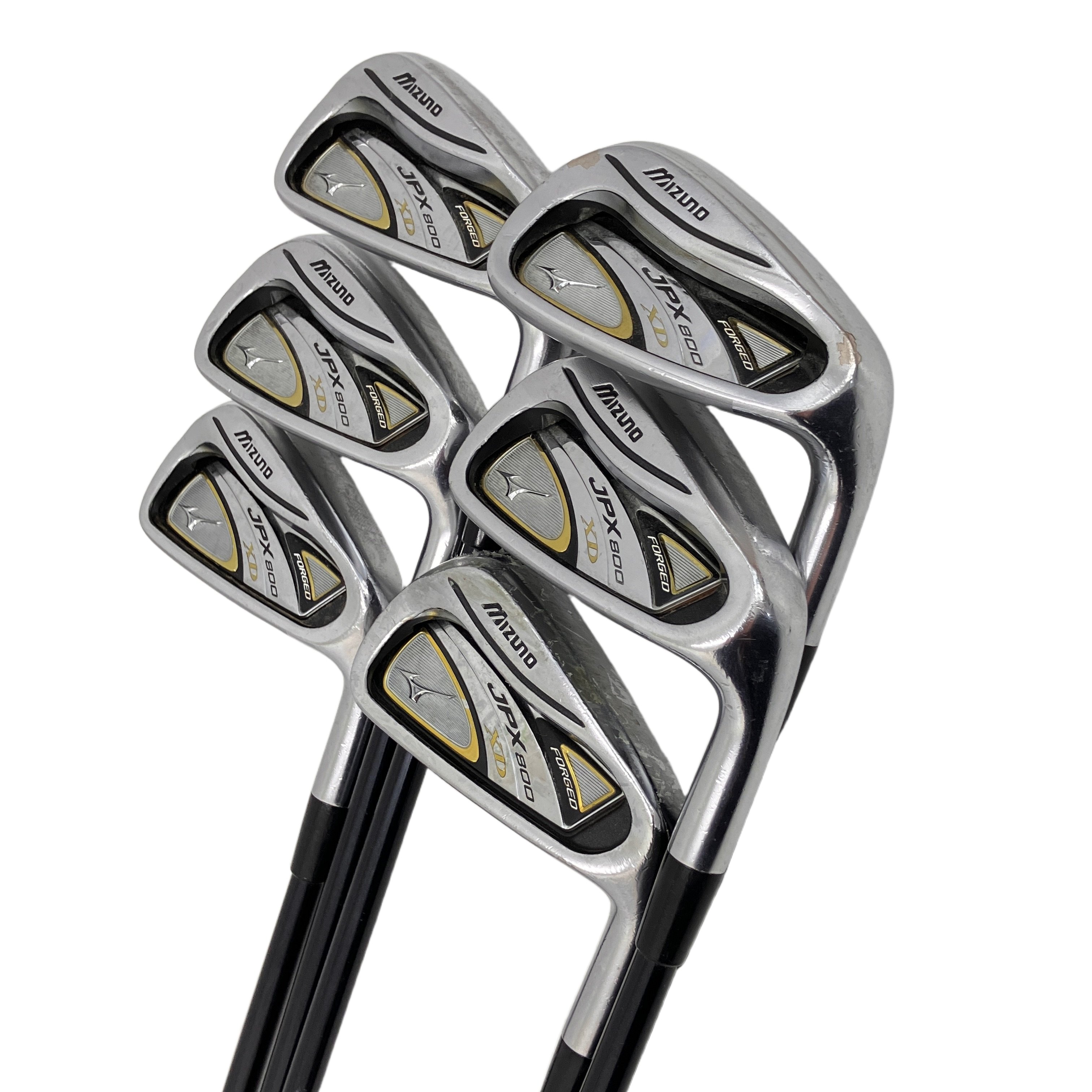 mizuno ミズノ JPX800 XD FORGED 5.6.7.8.9.P アイアン 6本セット JPX MI-100 ゴルフ クラブ スポーツ用品 中古