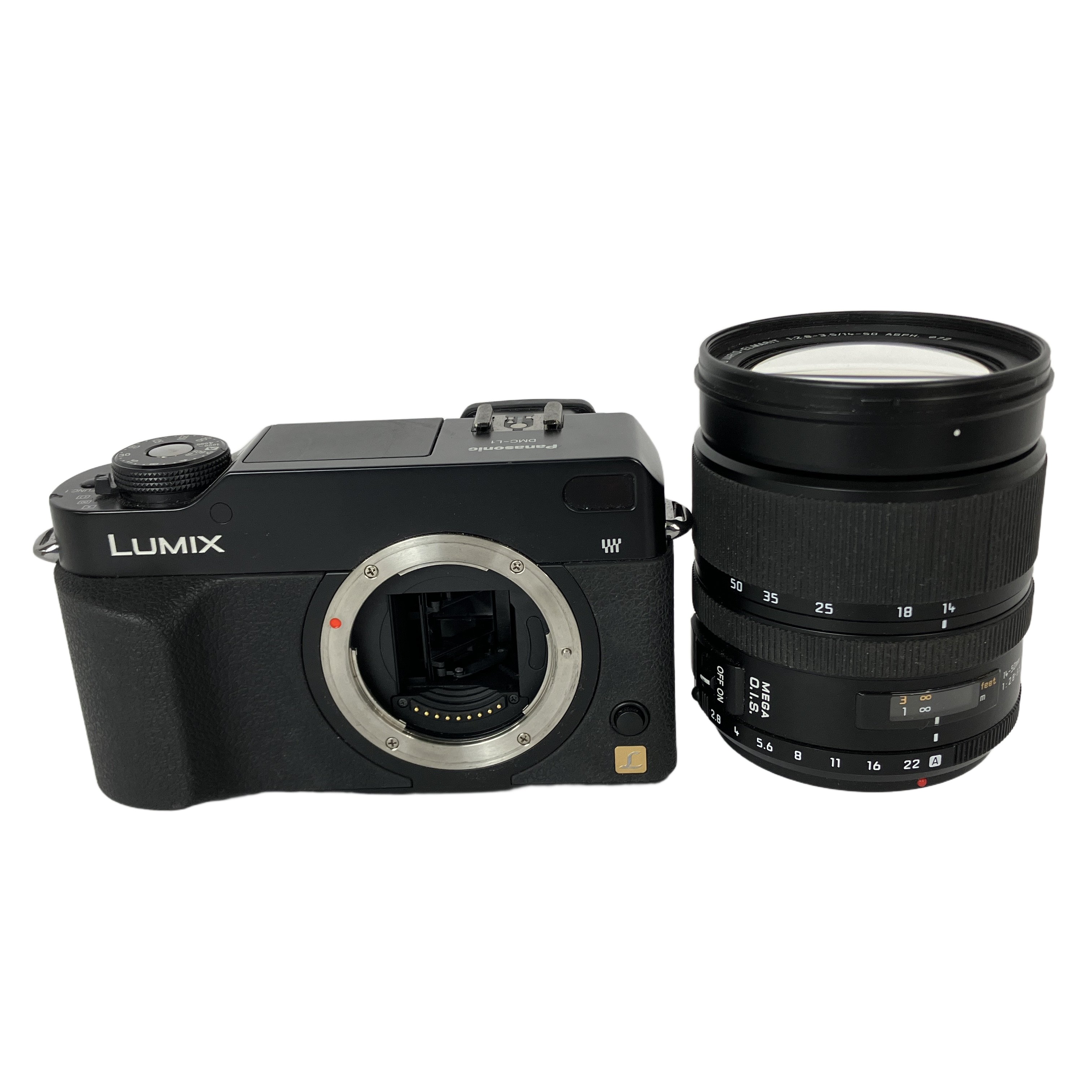 Panasonic LUMIX DMC-L1 / 14-50mm F2.8-3.5 ズームレンズキット DMC-L1K-K パナソニック デジタル 一眼カメラ 中古 訳あり