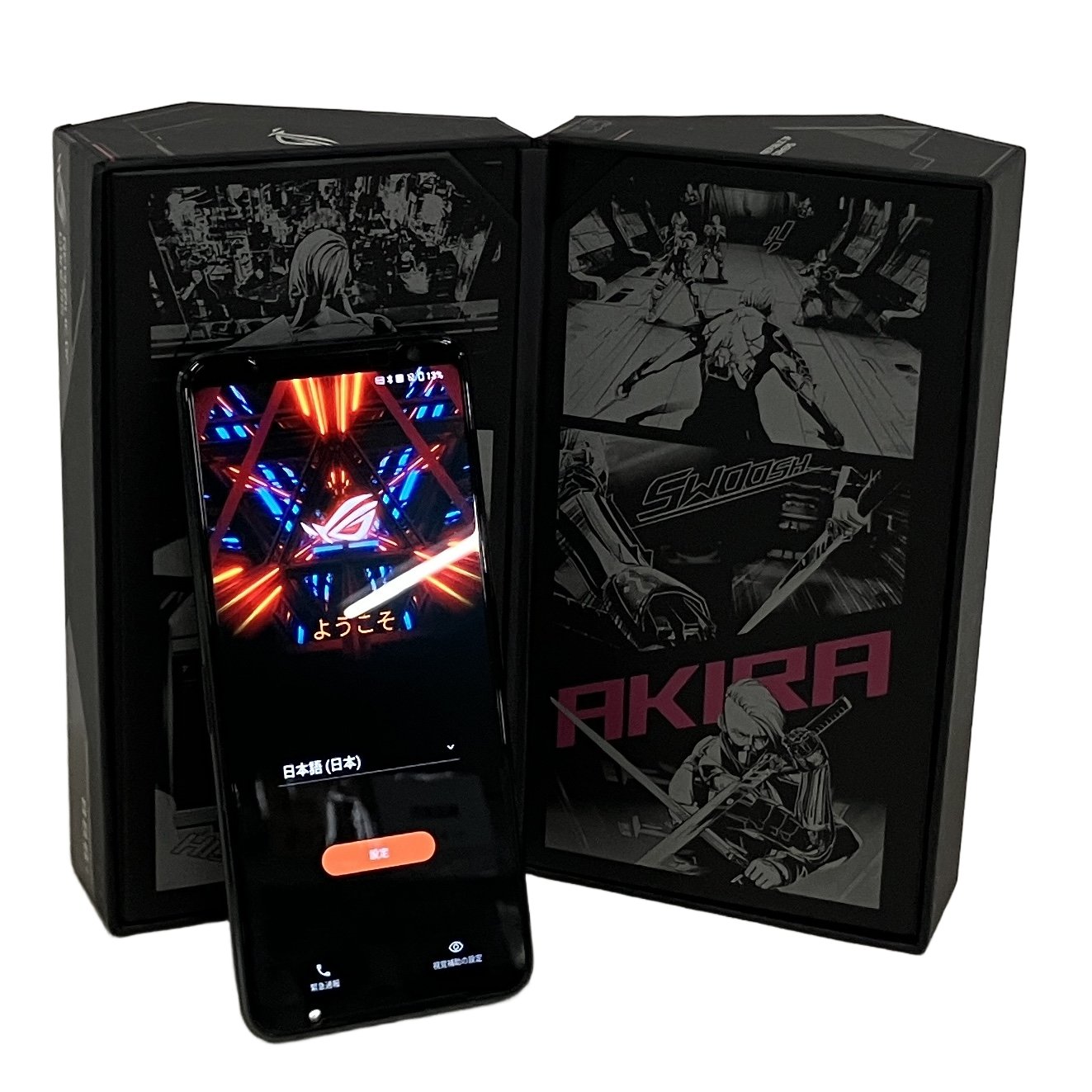 ASUS ZS676KS PRO ROG Phone 5s ブラック ゲーミング スマートフォン 中古