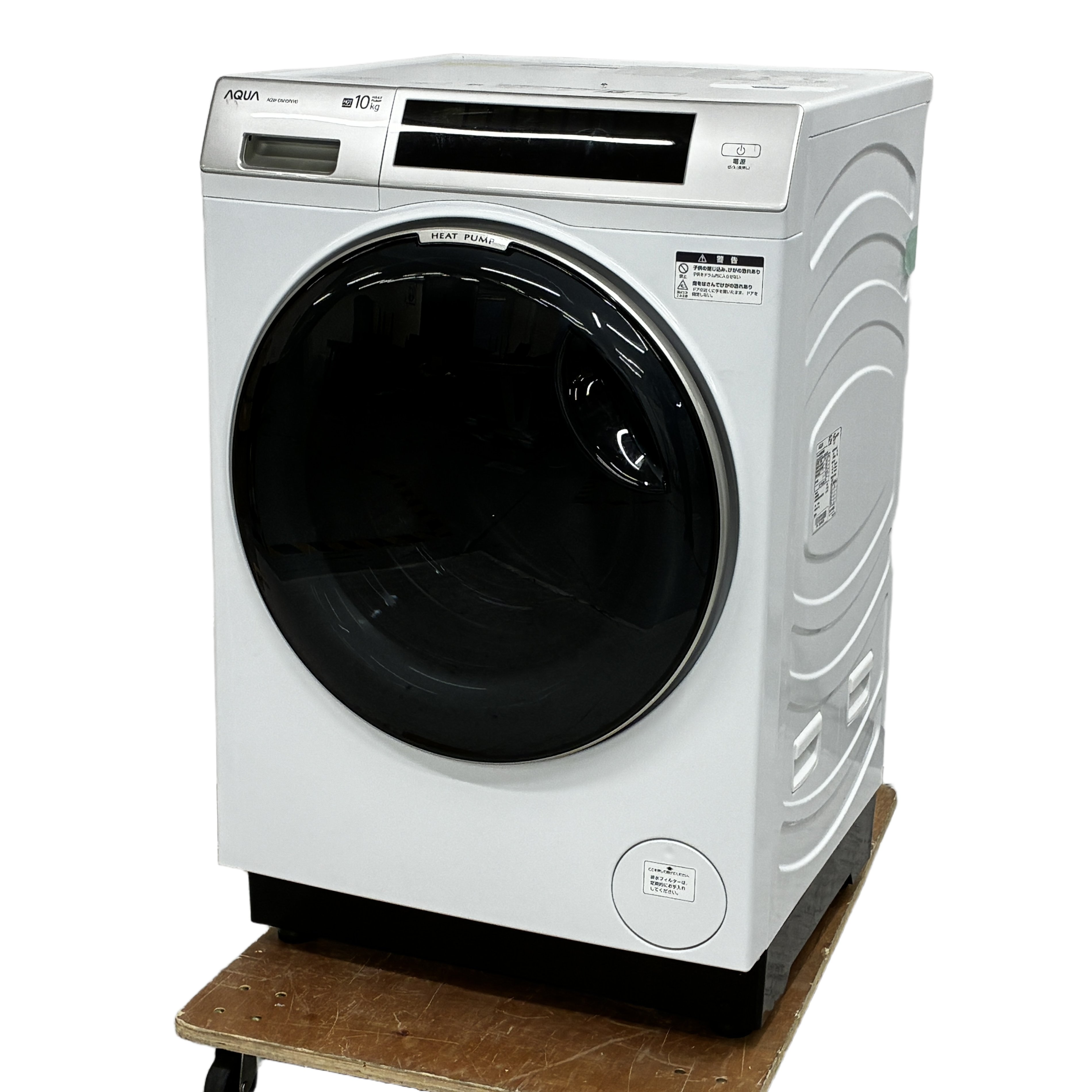 AQUA AQW-DM10R-L まっ直ぐドラム ドラム式 洗濯乾燥機 左開き 2025年製 家電 アクア 中古