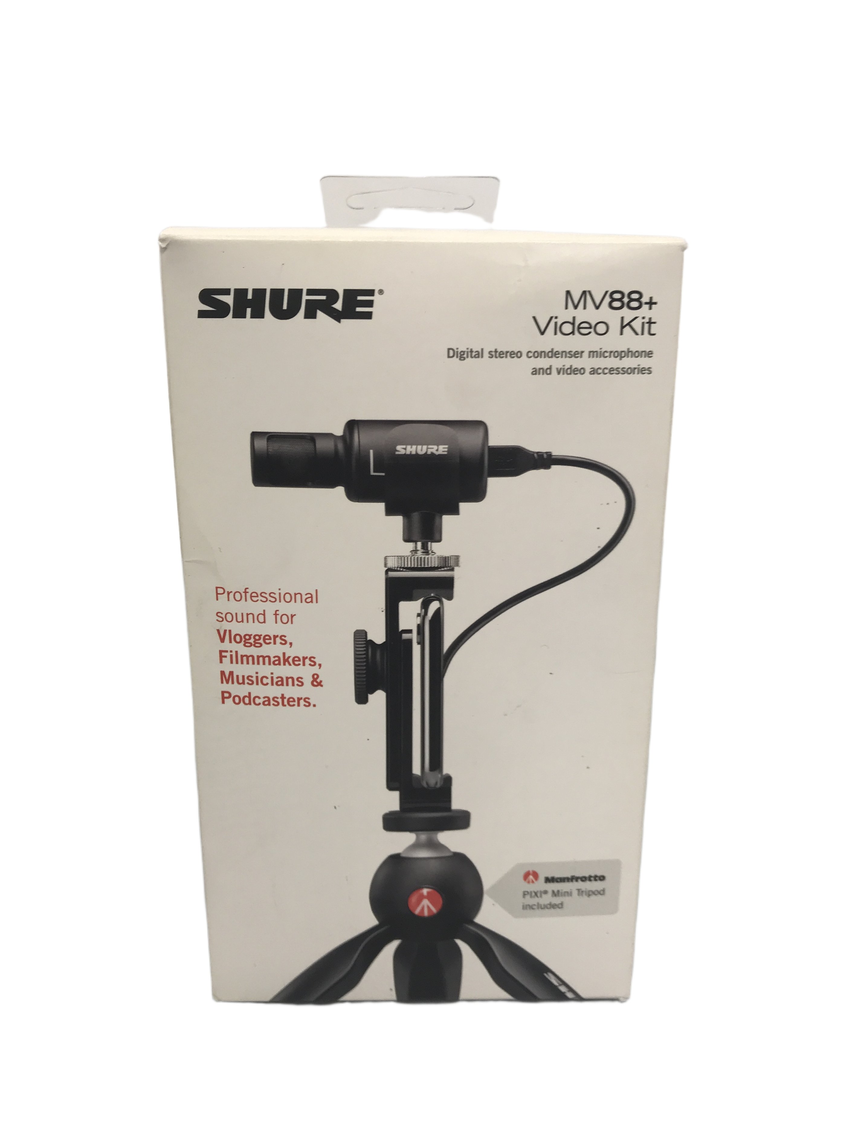 SHURE MV88+Video Kit スマホ用マイククランプ 未使用