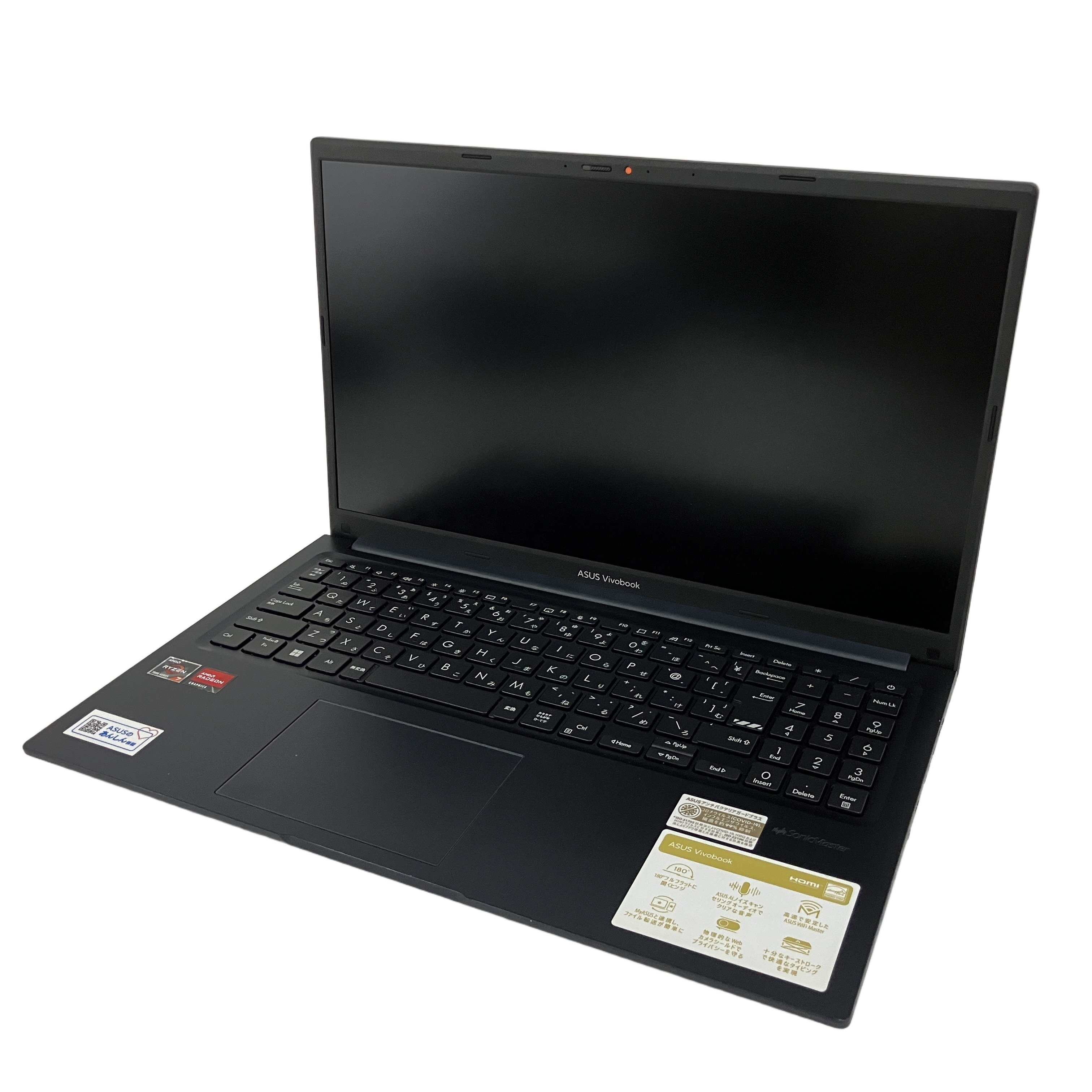 ASUS Vivobook_ASUSLaptop M1502YA_M1502YA Ryzen7 7730U メモリ16GB SSD1TB Win11Home 15.6インチ ノートPC 中古