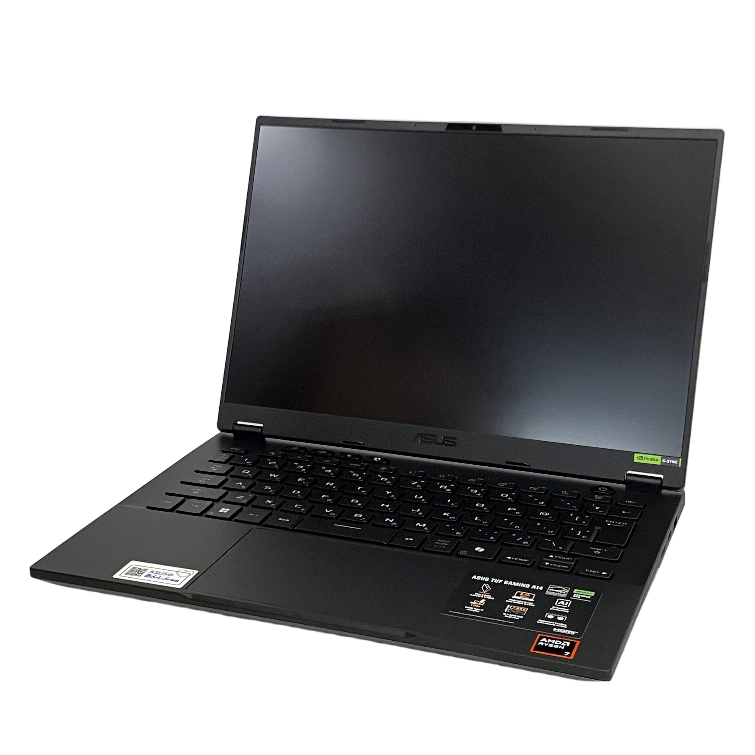 ASUS TUF Gaming A14 FA401UM 14型 ゲーミング ノートPC Ryzen 7 260 32GB SSD 1TB 94% Win 11 Home 中古 良好