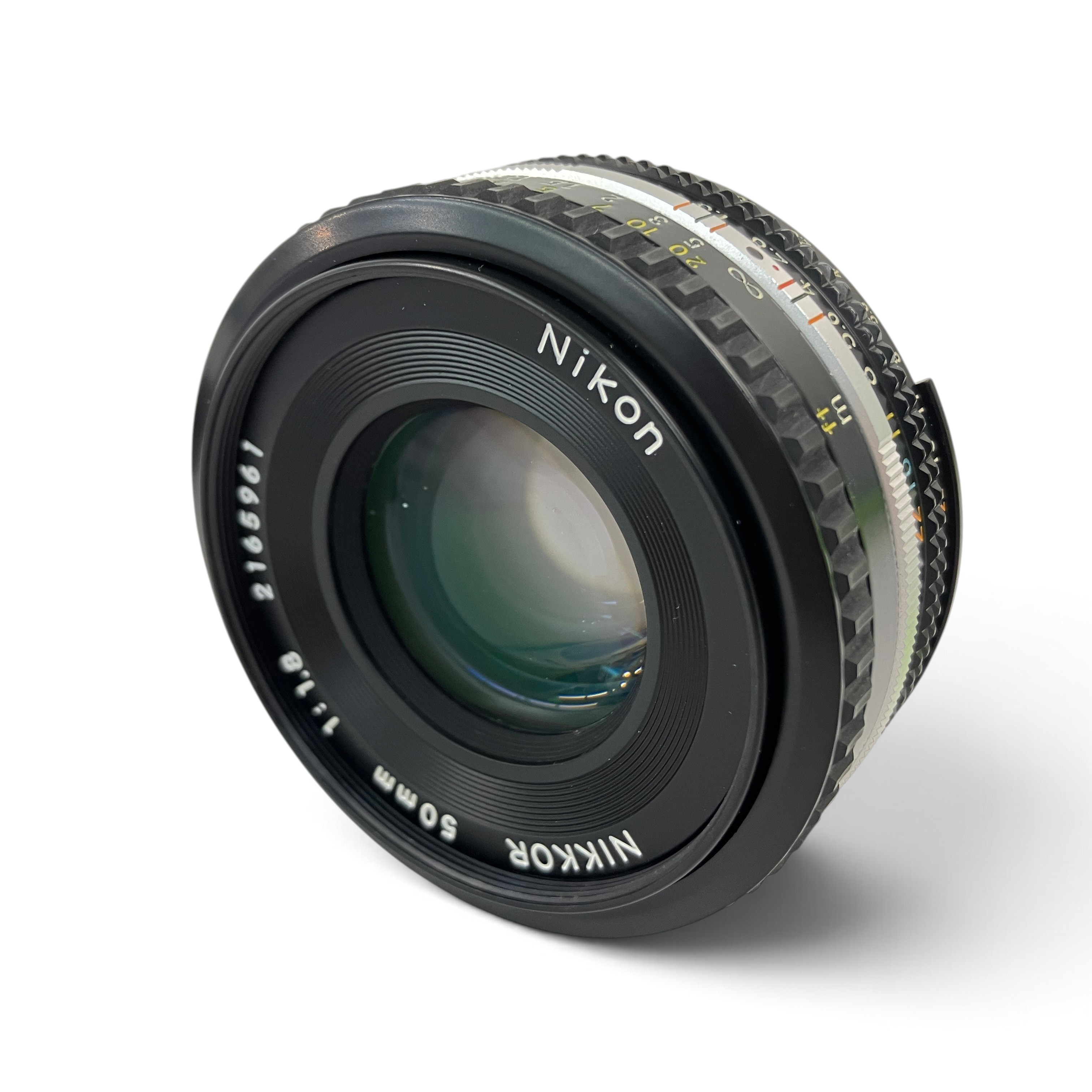 NIKON ニコン NIKKOR 50mm F1.8 カメラレンズ MF 単焦点レンズ カメラ周辺機器 中古