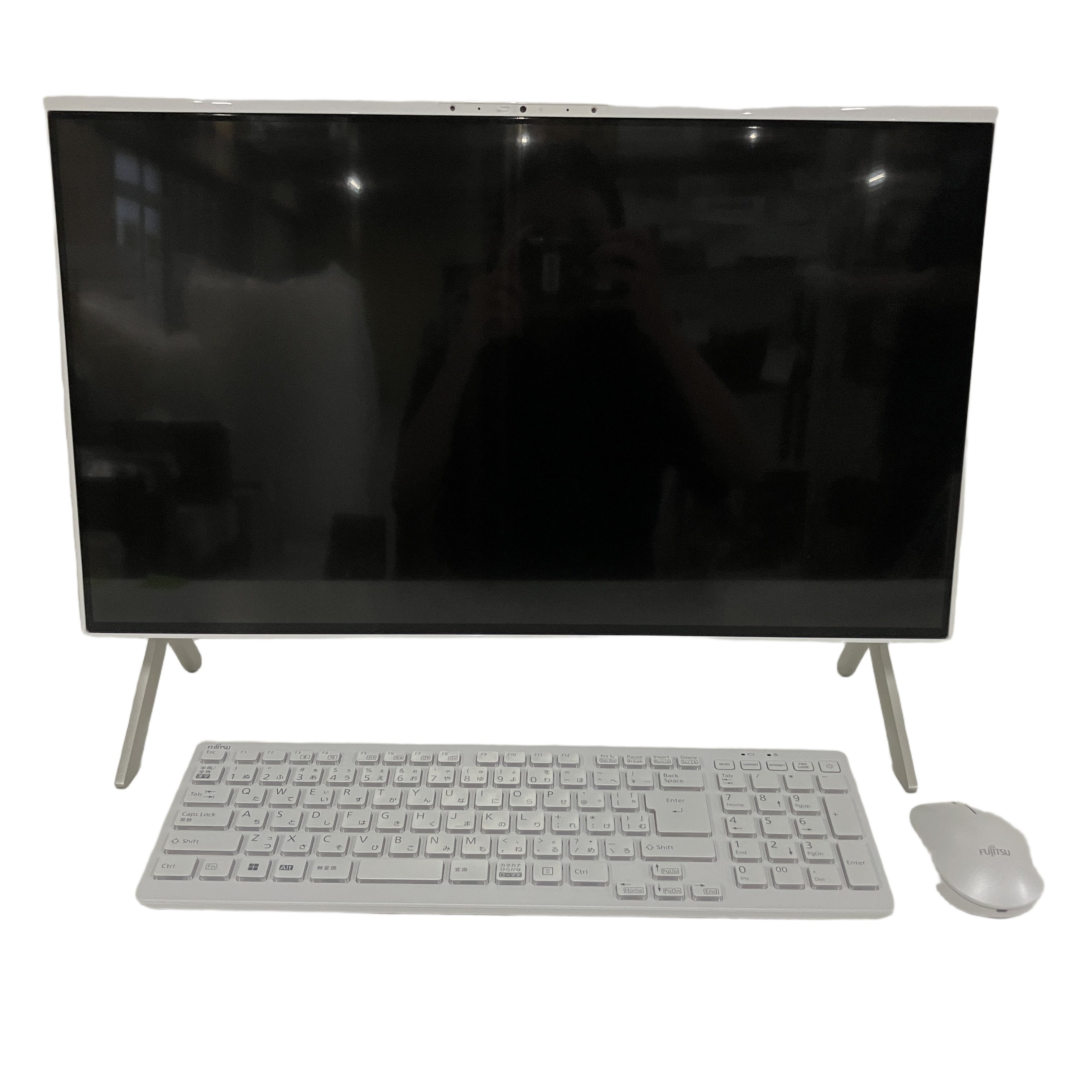 FUJITSU FMVFH05003 i7-1260P メモリ32GB SSD256GB Win11Pro 23.8インチ 一体型PC 中古