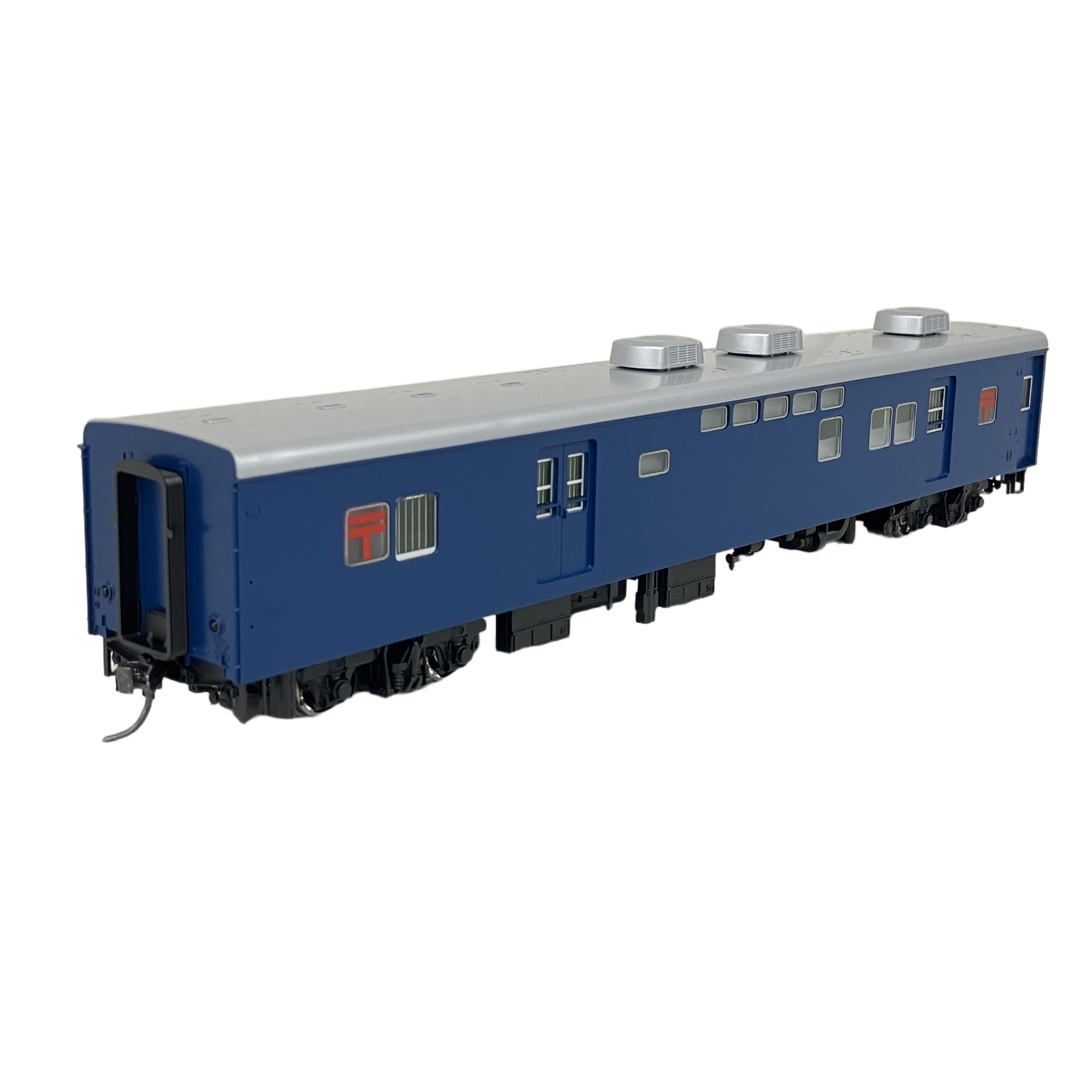 TOMIX HO-507 国鉄 10系 軽量客車 オユ10 郵便車 冷房 青 HOゲージ 鉄道模型 中古 良好