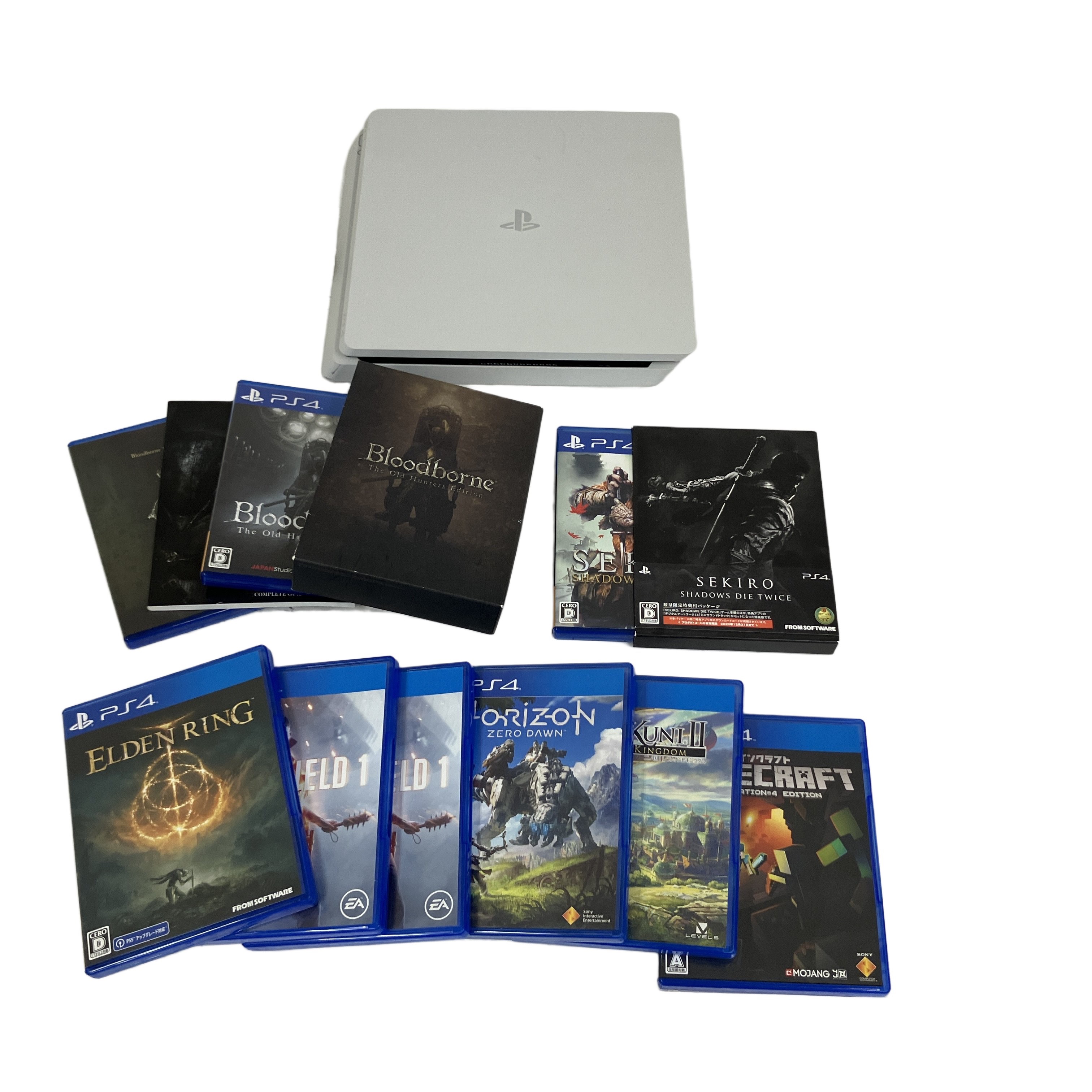SONY PS4 CUH-2000A プレイステーション 家庭用ゲーム機 家電 ソニー ソフト8点セット 中古
