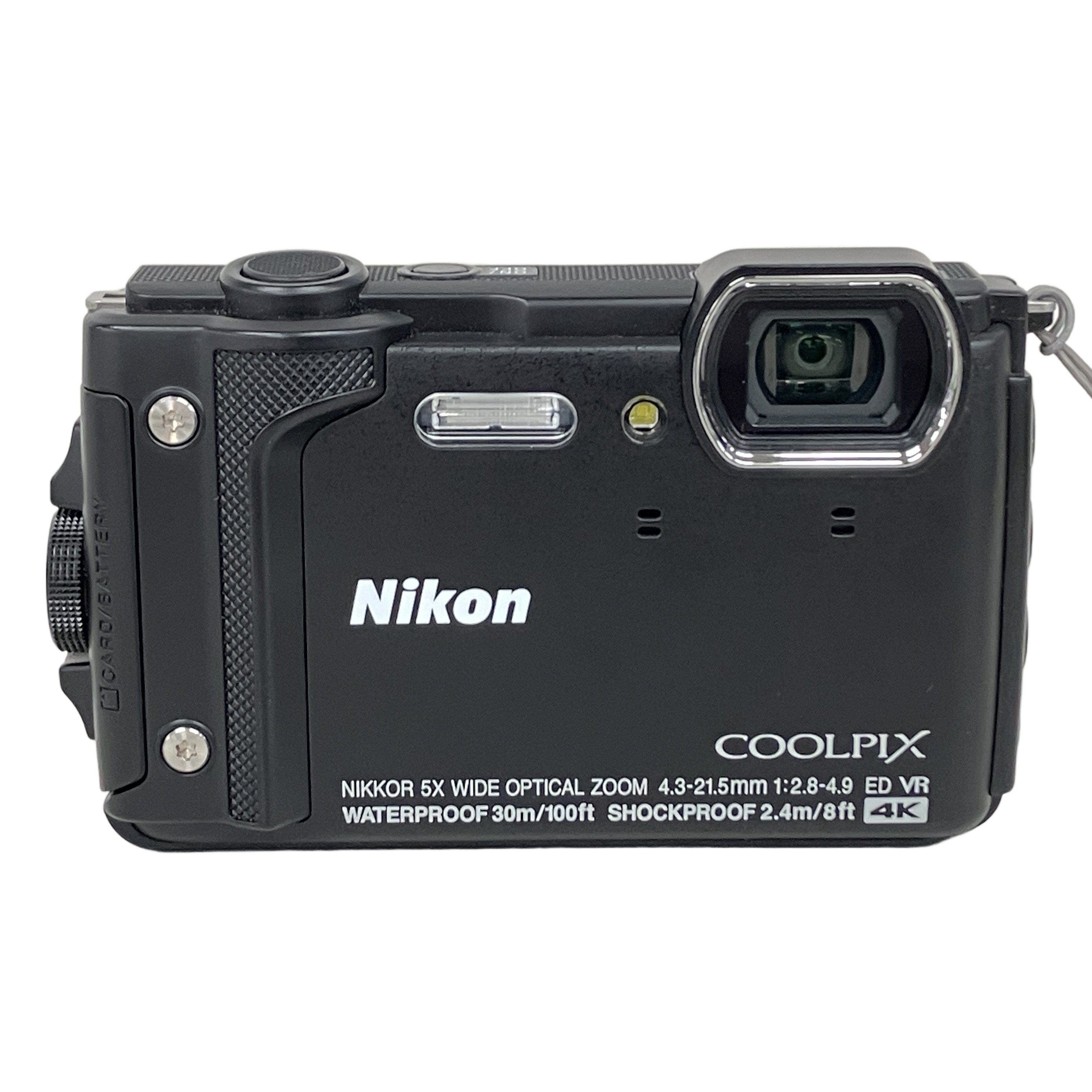 Nikon COOLPIX W300 N16D3 コンパクトデジタルカメラ ブラック 防水 4K タフネス デジカメ 中古