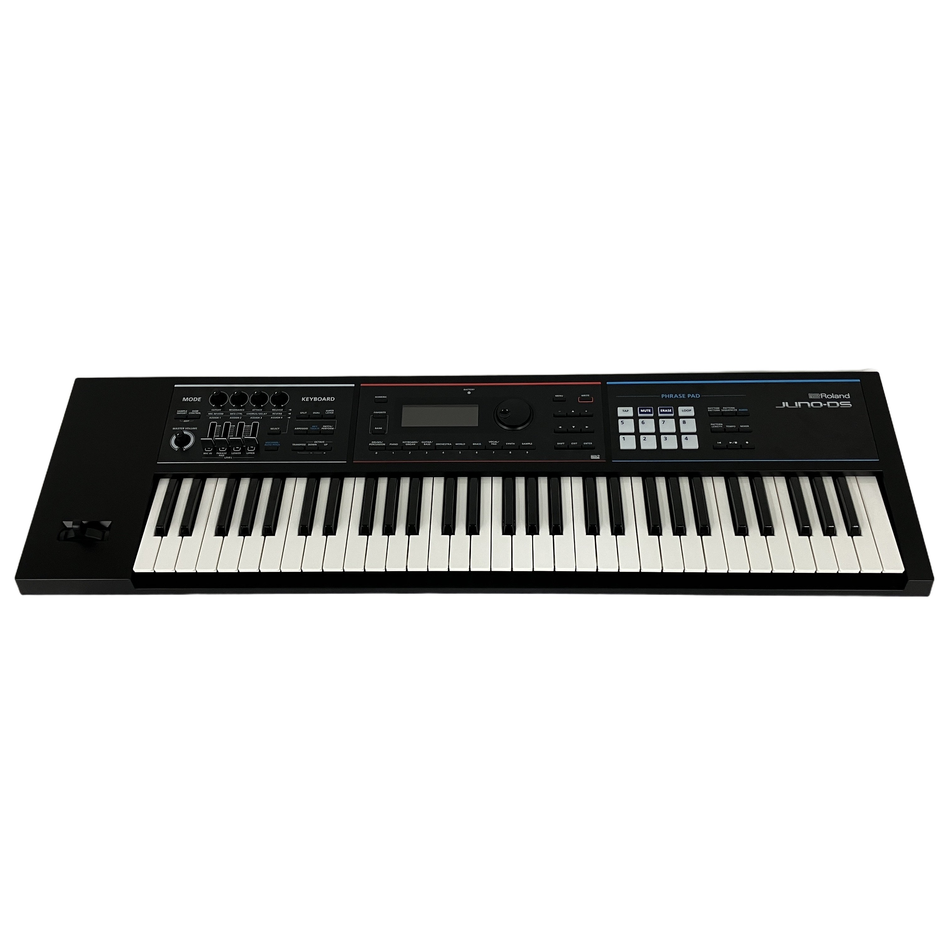 Roland JUNO-DS61 61鍵シンセサイザー 専用ソフトケースつき JUNO-DSシリーズ ローランド DTM DAW キーボード 中古