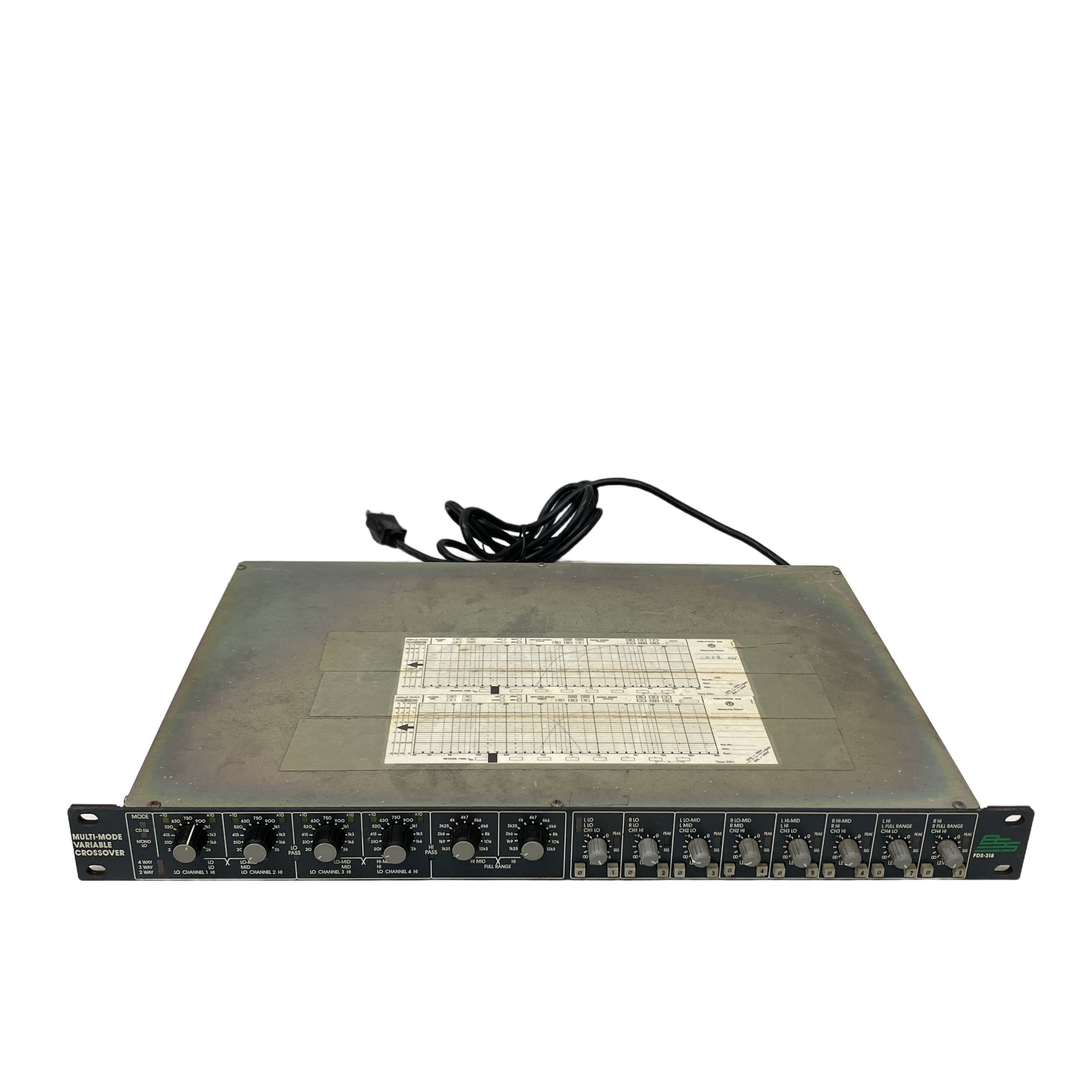 ★ジャンク品・現状渡し BSS FDS-318 3ウェイ・ステレオ・アナログ・クロスオーバー(チャンネルデバイダー)★