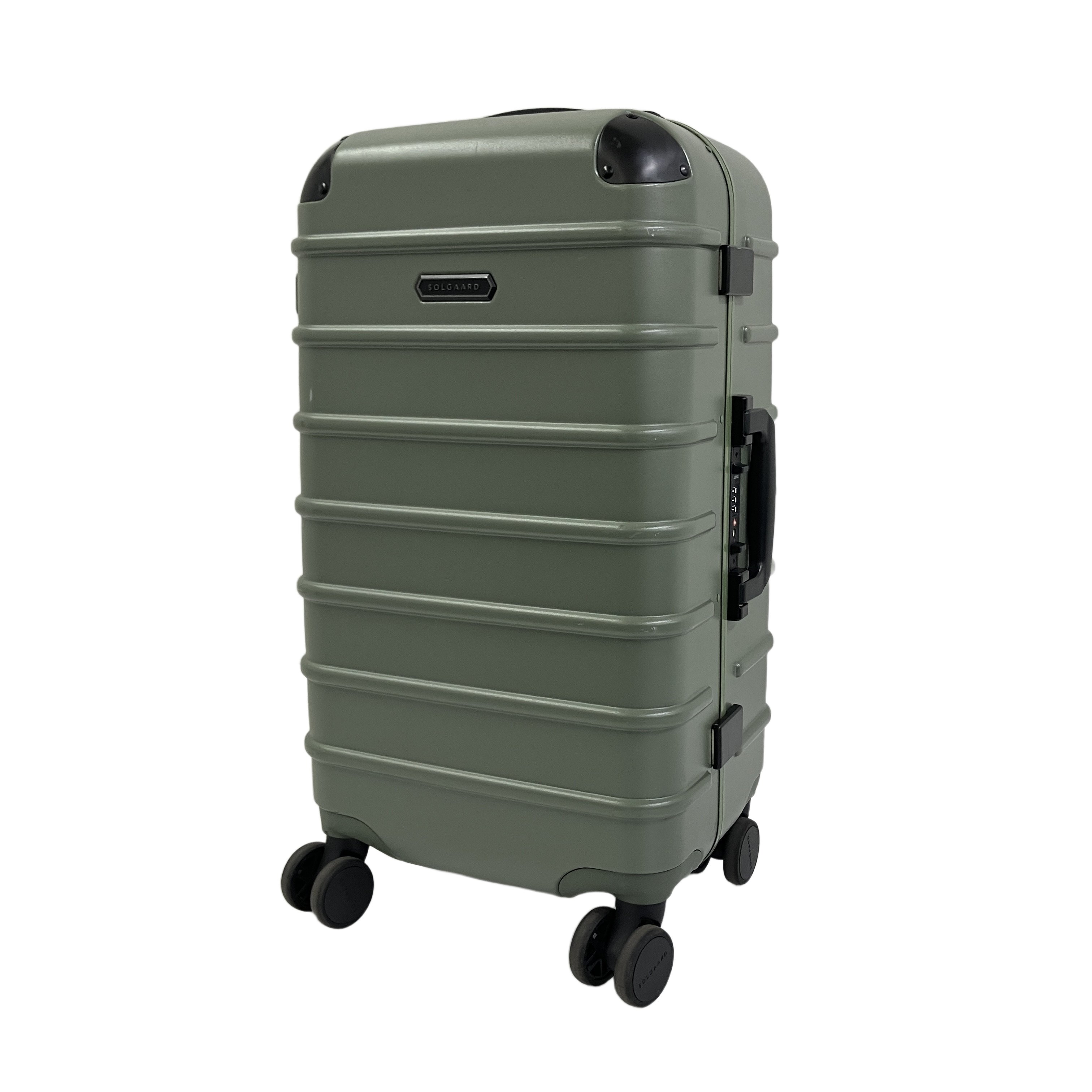 SOLGAARD Trunk Closet - M スーツケース 60L スーツケース コンパクト グラナダ グリーン 軽量 旅行 中古