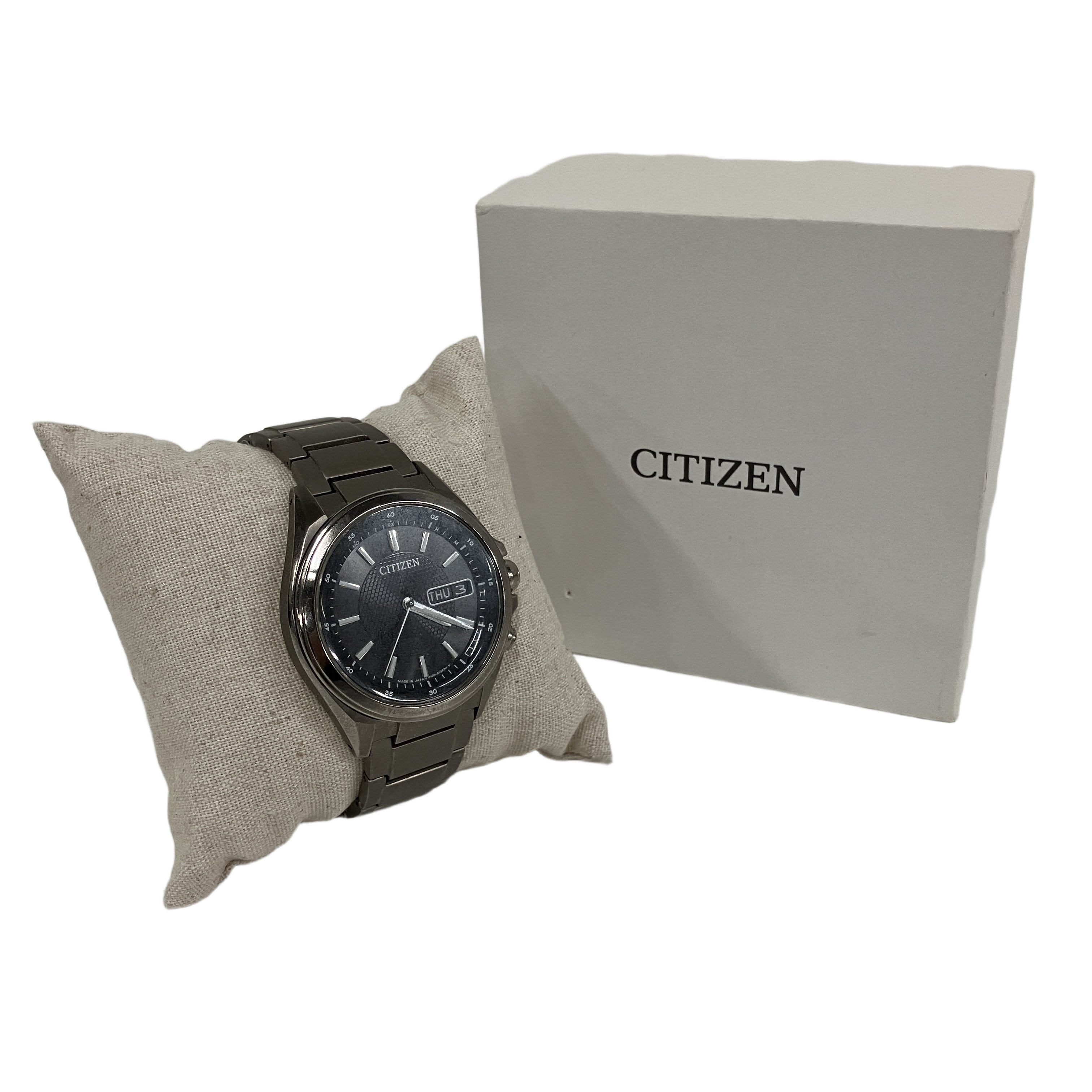 CITIZEN H100-S098335 アテッサ 腕時計 ブラック文字盤 シチズン 中古