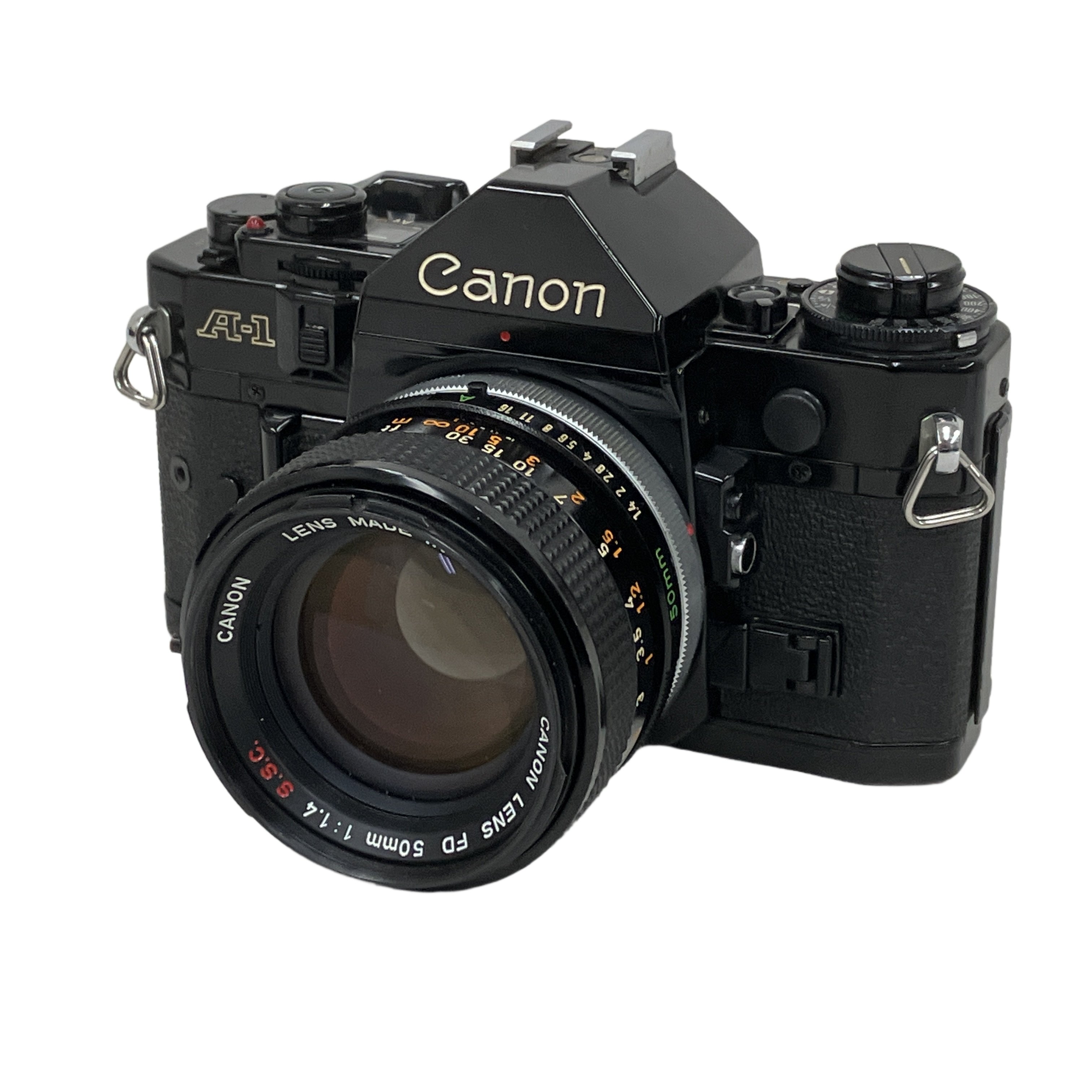 Canon A-1 キャノン フィルムカメラ FD 50mm 1:1.4 S.S.C. 一眼レフ 中古