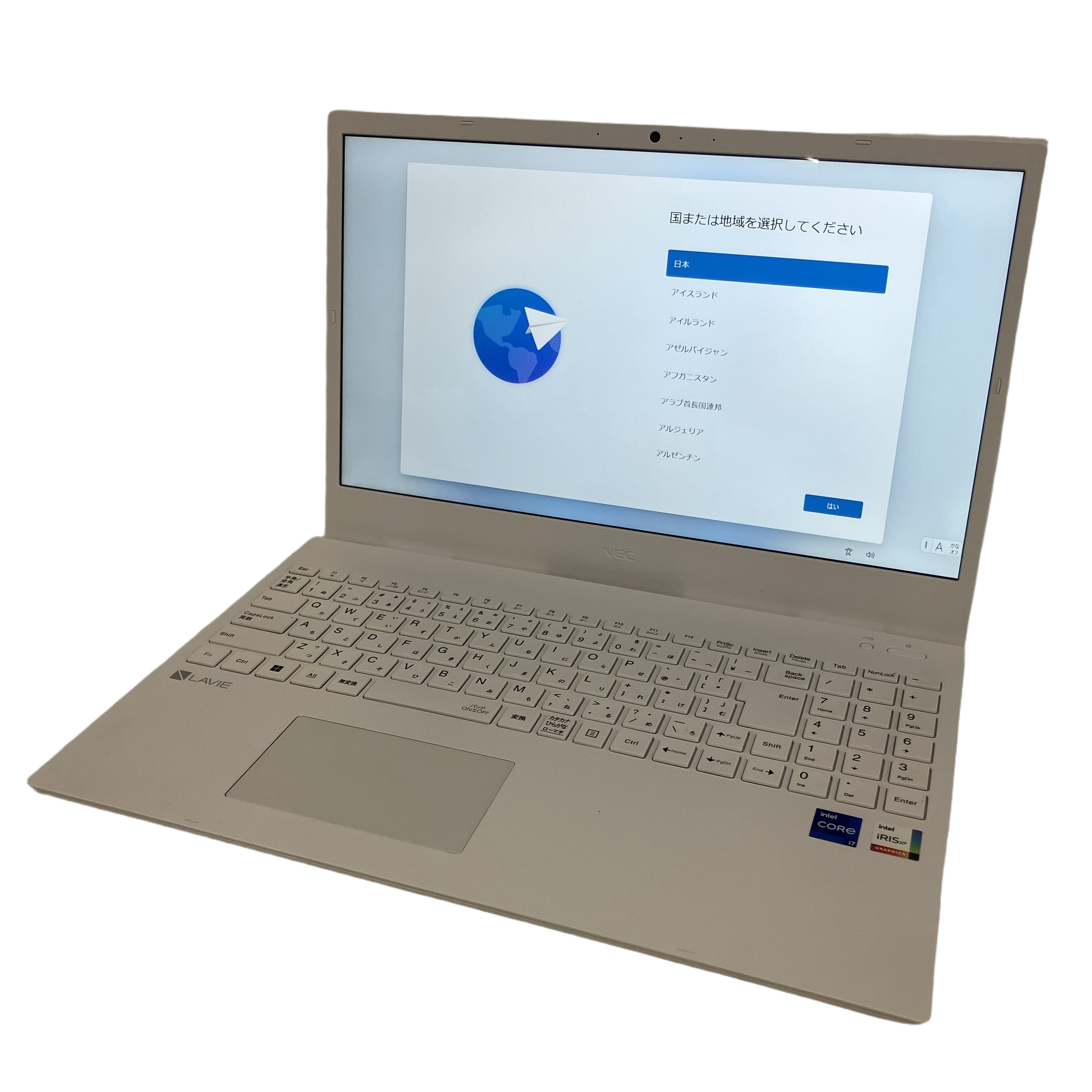 NEC PC-N1570GAW i7-1165G7 メモリ16GB SSD256GB Win11Home 15.6インチ ノートPC 中古