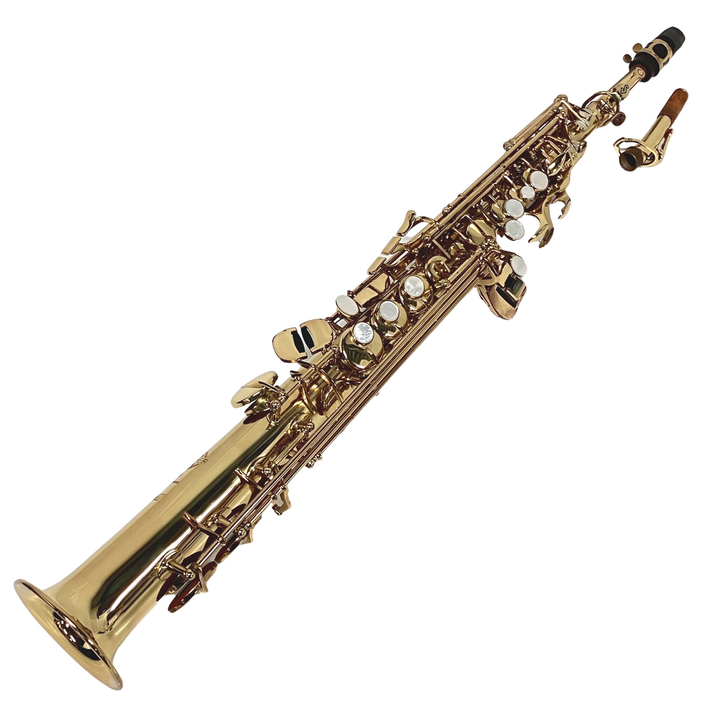 Selmer SERIE III ソプラノサックス（60万番台 / ゴールドラッカー / ケース付 / 鑑定書あり） プロ志向の奏者に支持され続けるセルマー・ソプラノの最高峰モデル