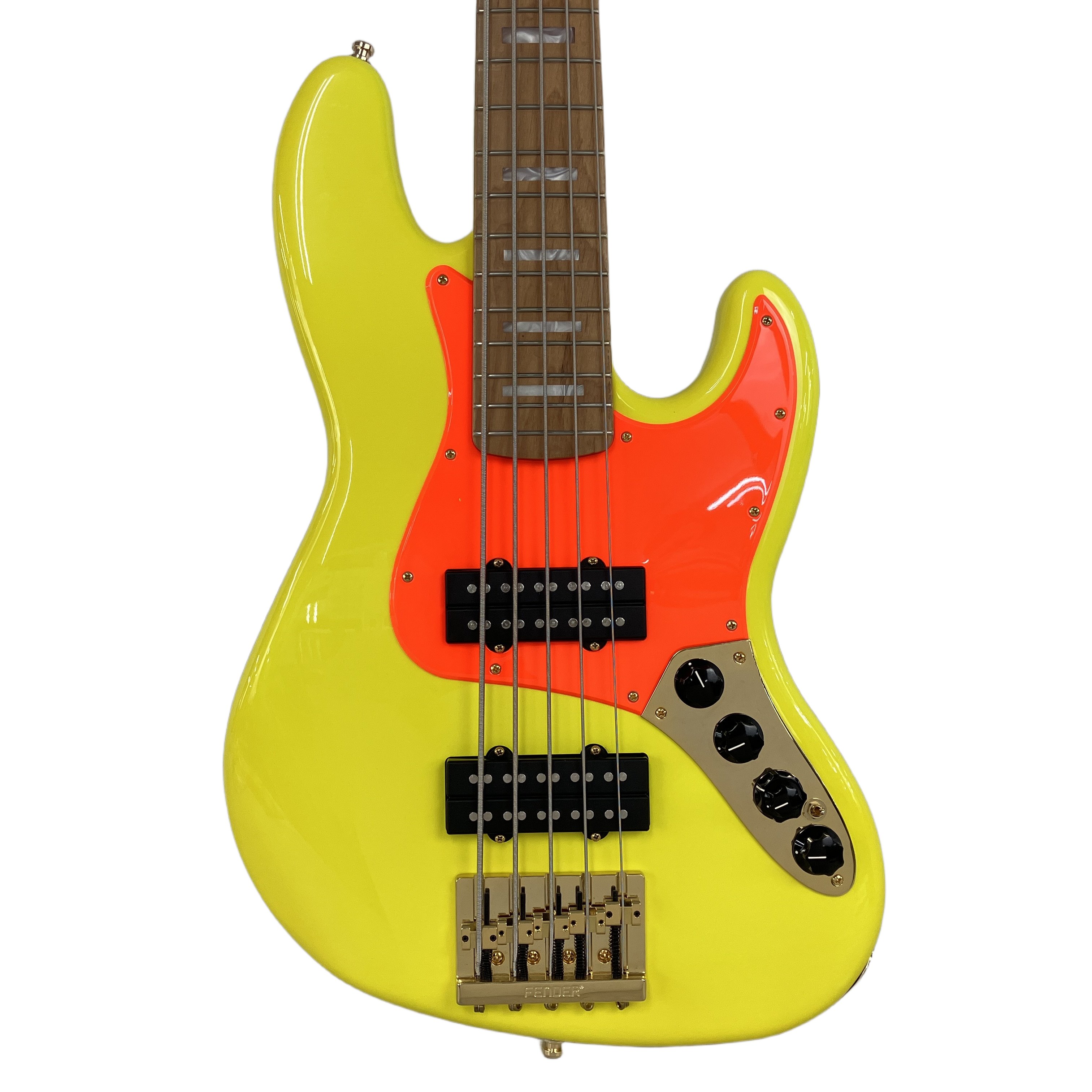 Fender MonoNeon Jazz Bass V 5弦 エレキベース フェンダー モノネオン 弦楽器 中古 良好