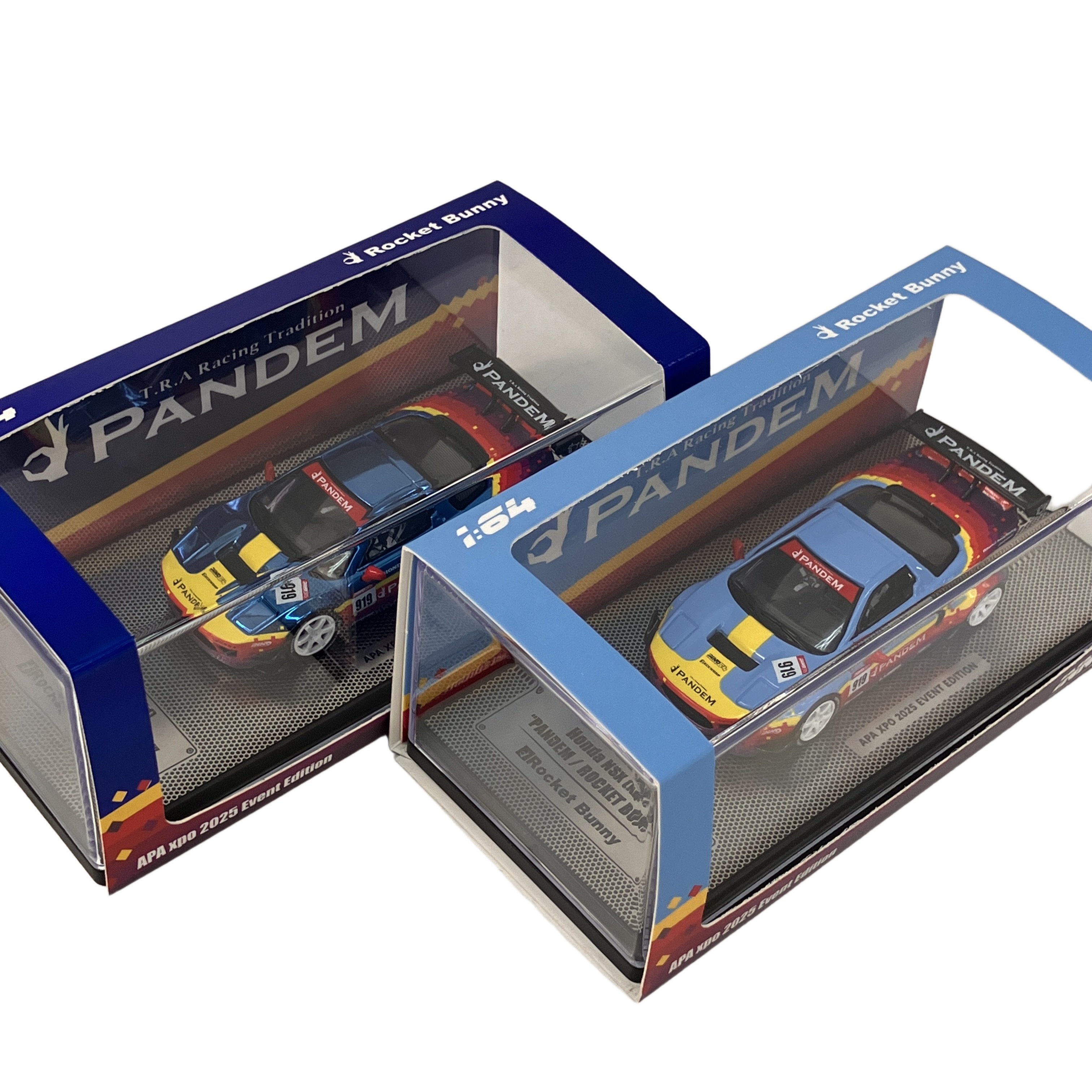INNO 1/64 Pandem NSX APA xpo 2025 ロケットバニー ブルー&ライトブルー 2台セットミニカー 未使用
