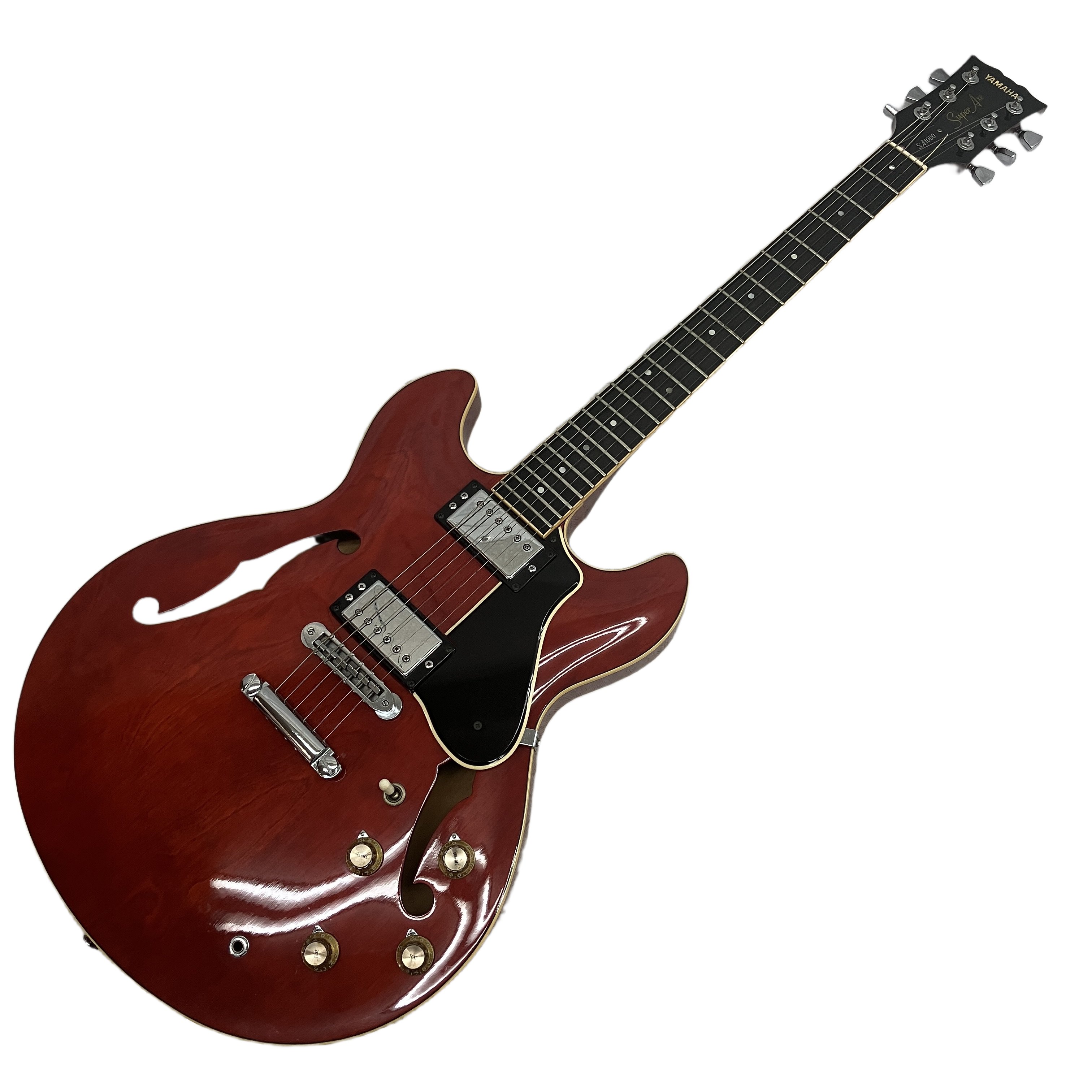 YAMAHA SA1000 Super Axe セミアコースティックギター エレキギター ハードケース付 楽器 ヤマハ 中古