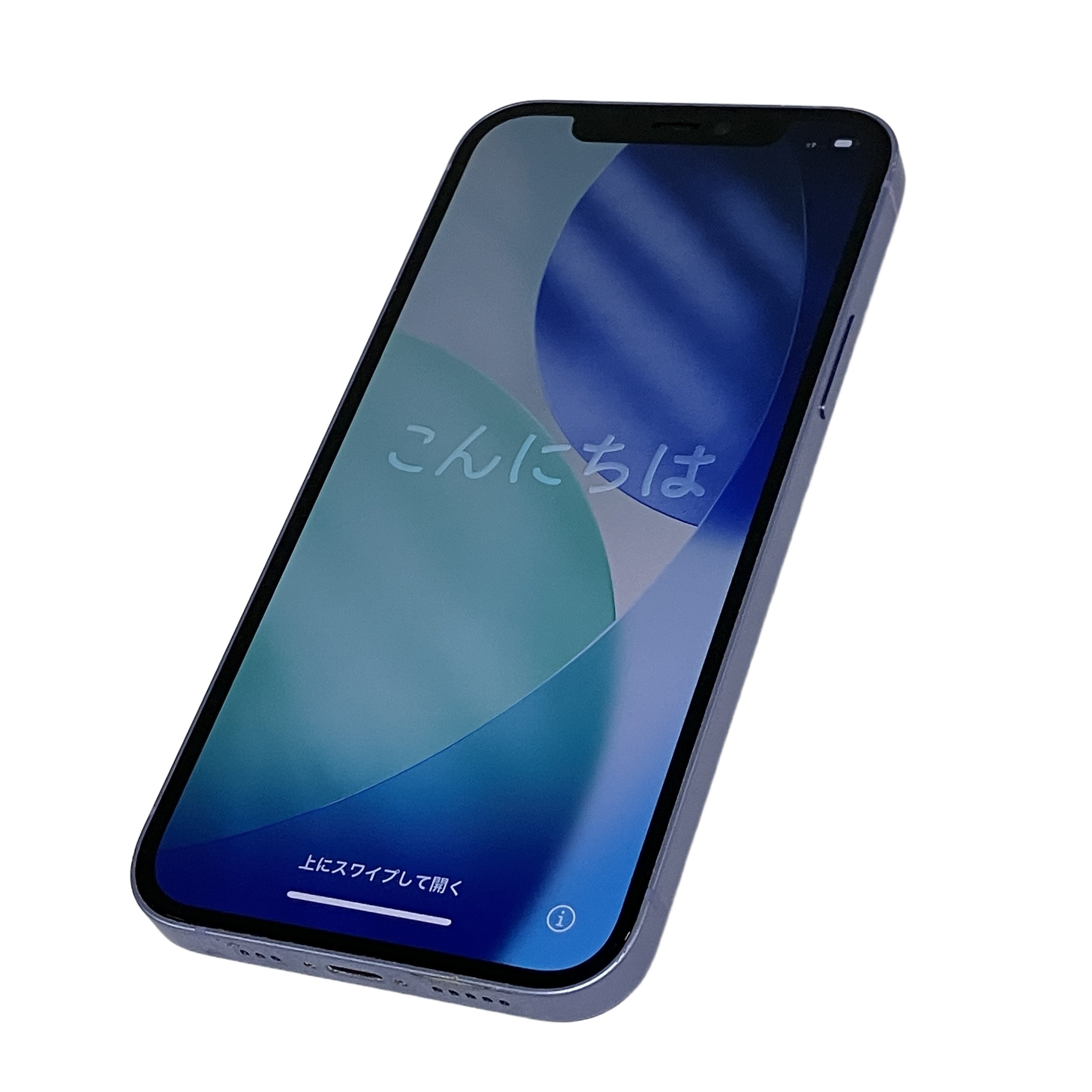 Apple MJNH3J/A iPhone 12 スマートフォン 携帯 電話 64GB 6.1インチ パープル SIMロック無 86% 中古