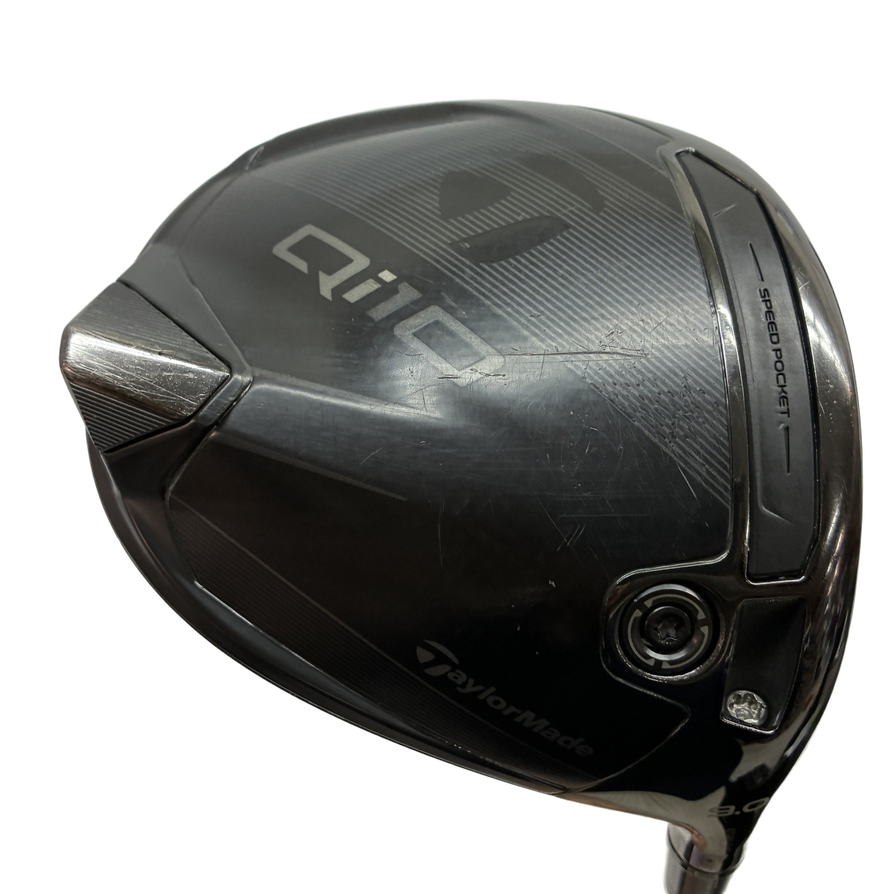 TaylorMade Qi10 デザイナーズ ブラック ドライバー SPEEDER NX VIOLET 60S ゴルフ 中古