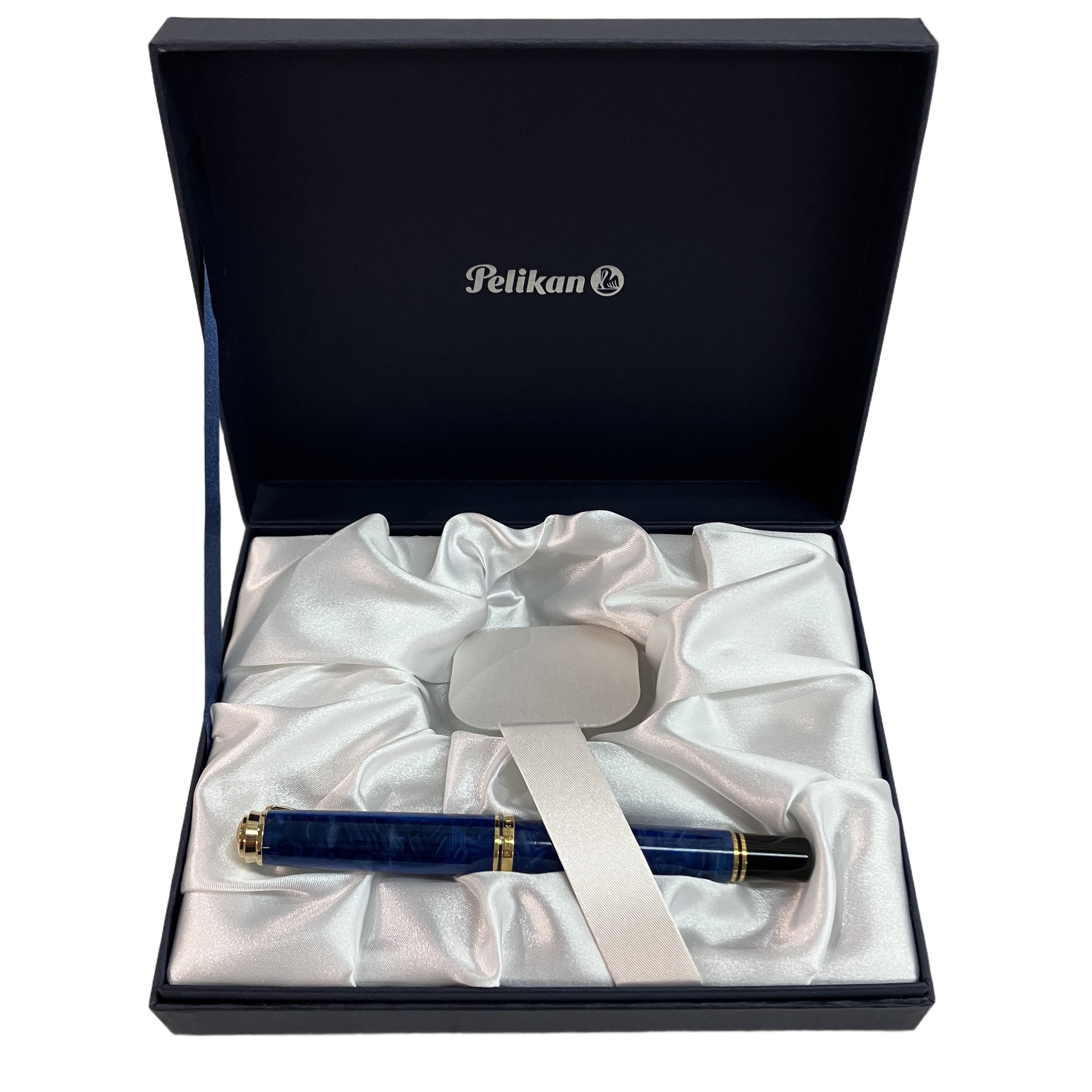 Pelikan M800 スーベレーン 万年筆 ペン先 18C 750 OB 0B刻印 ブルー縞 筆記具 ペリカン 中古