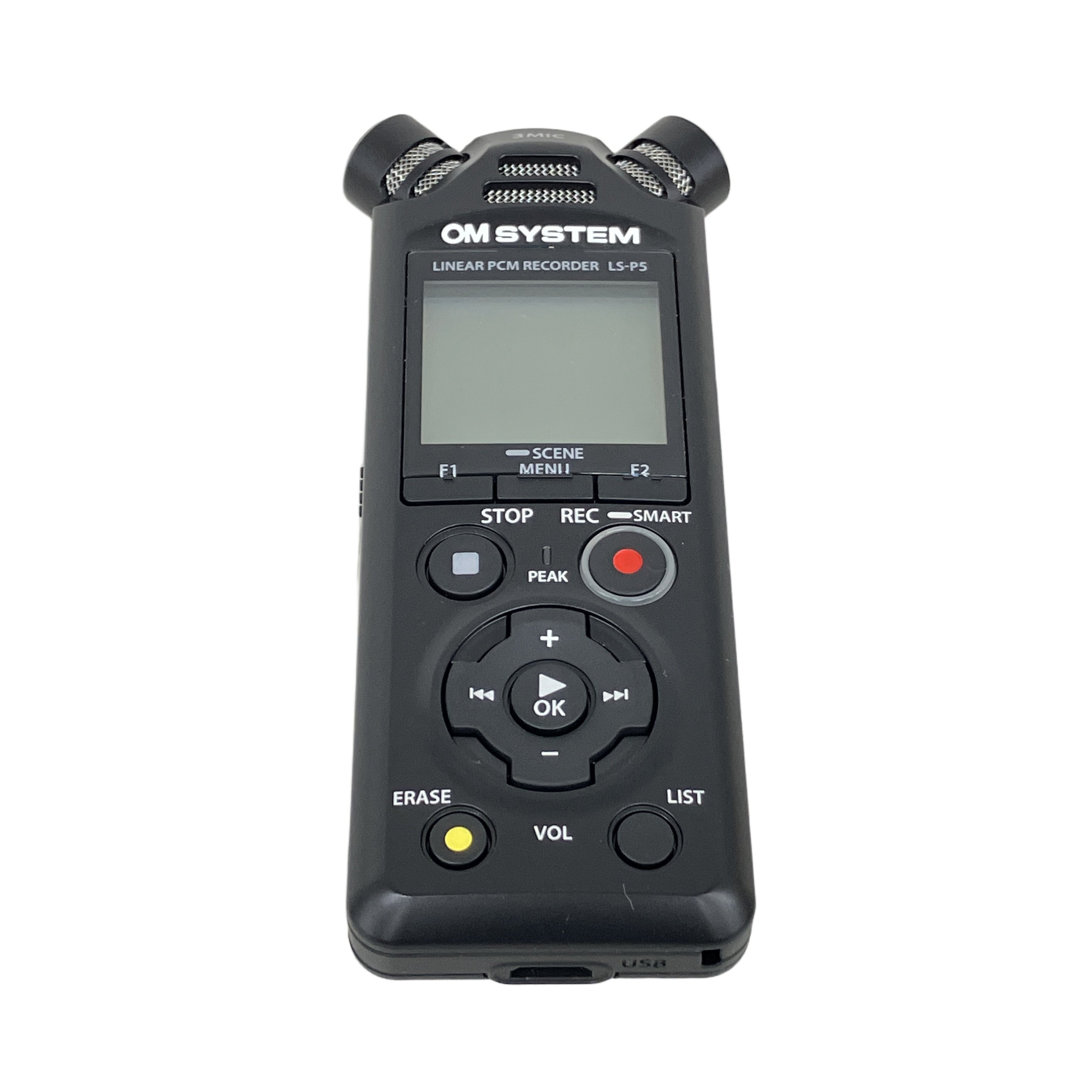OM SYSTEM LS-P5 リニアPCMレコーダー 高音質 ICレコーダー 中古 良好