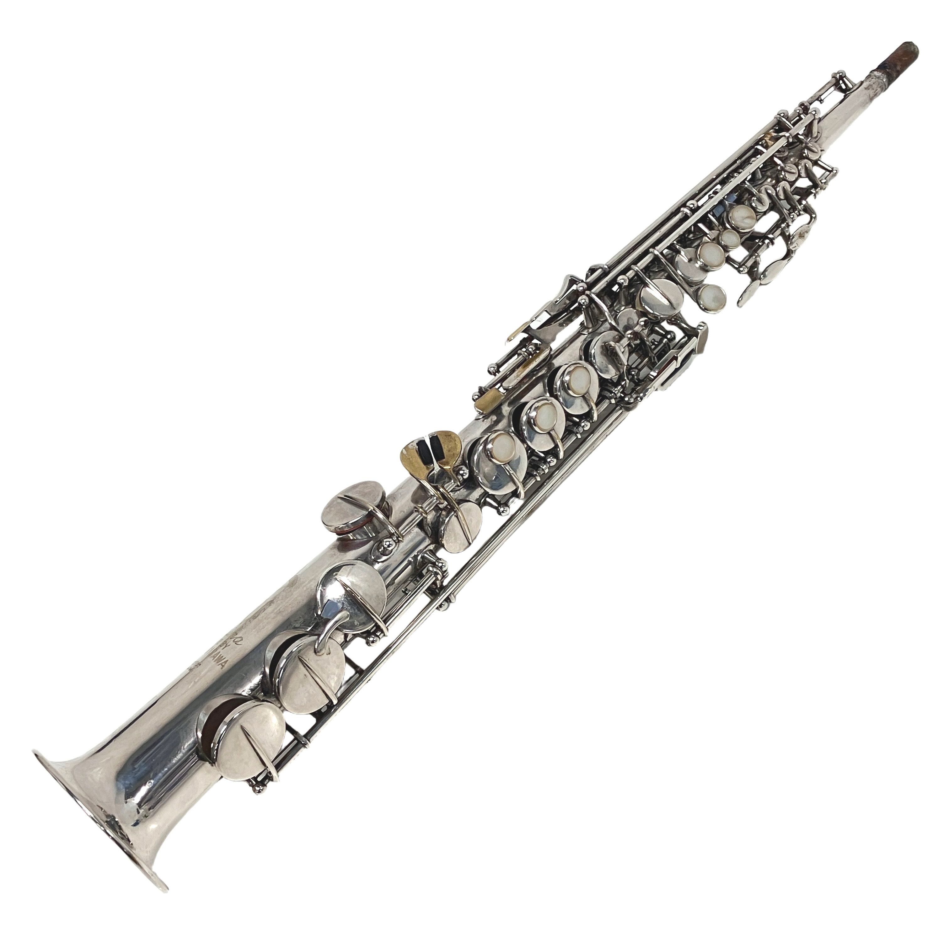 YANAGISAWA S-900S ソプラノサックス(シルバーメッキ / ジャンク品) 修理・レストアベースやパーツ取りに最適|リペア前提のジャンク品