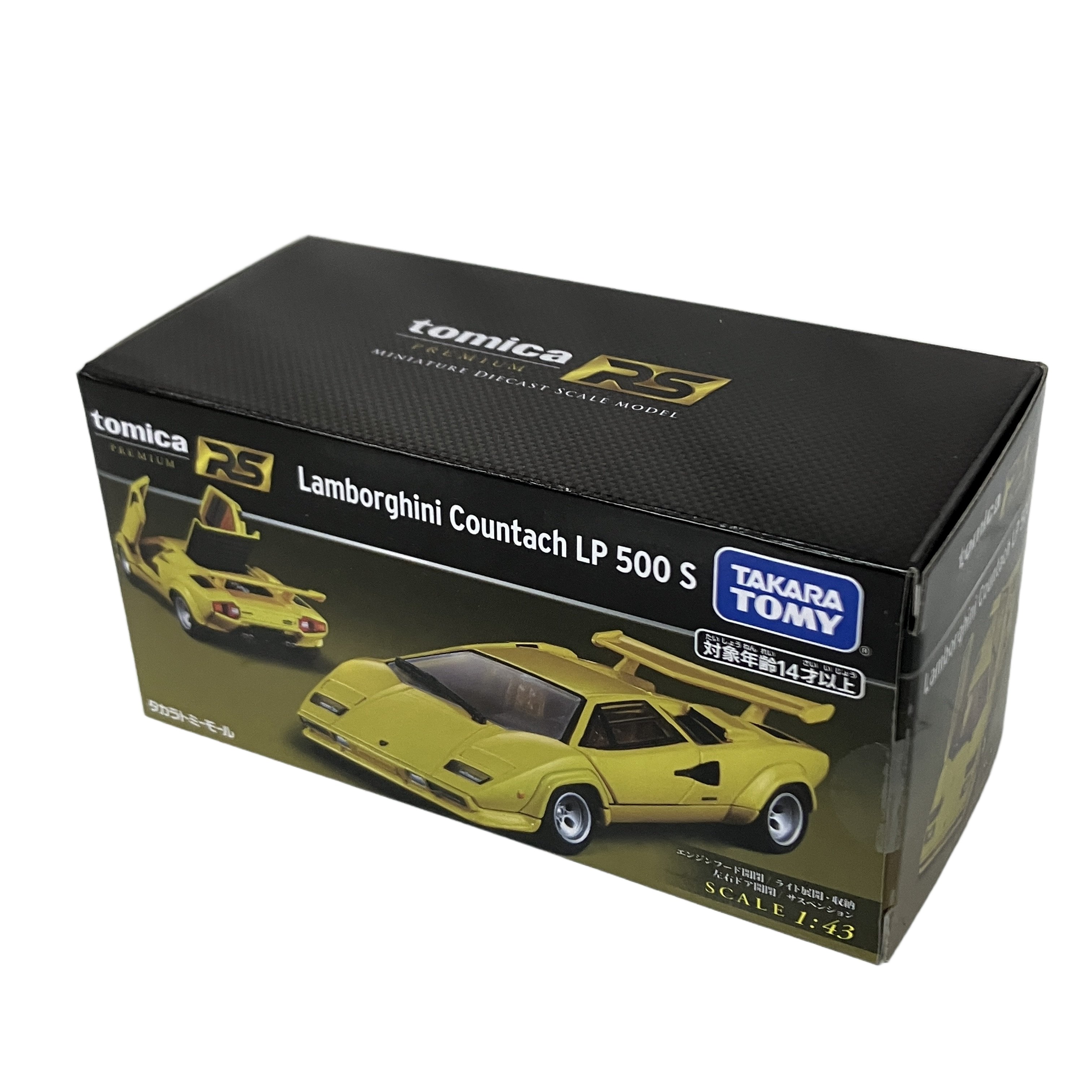 タカラトミー 1/43 トミカプレミアムRS ランボルギーニ カウンタック LP500S 黃 ミニカー 車 未開封 未使用