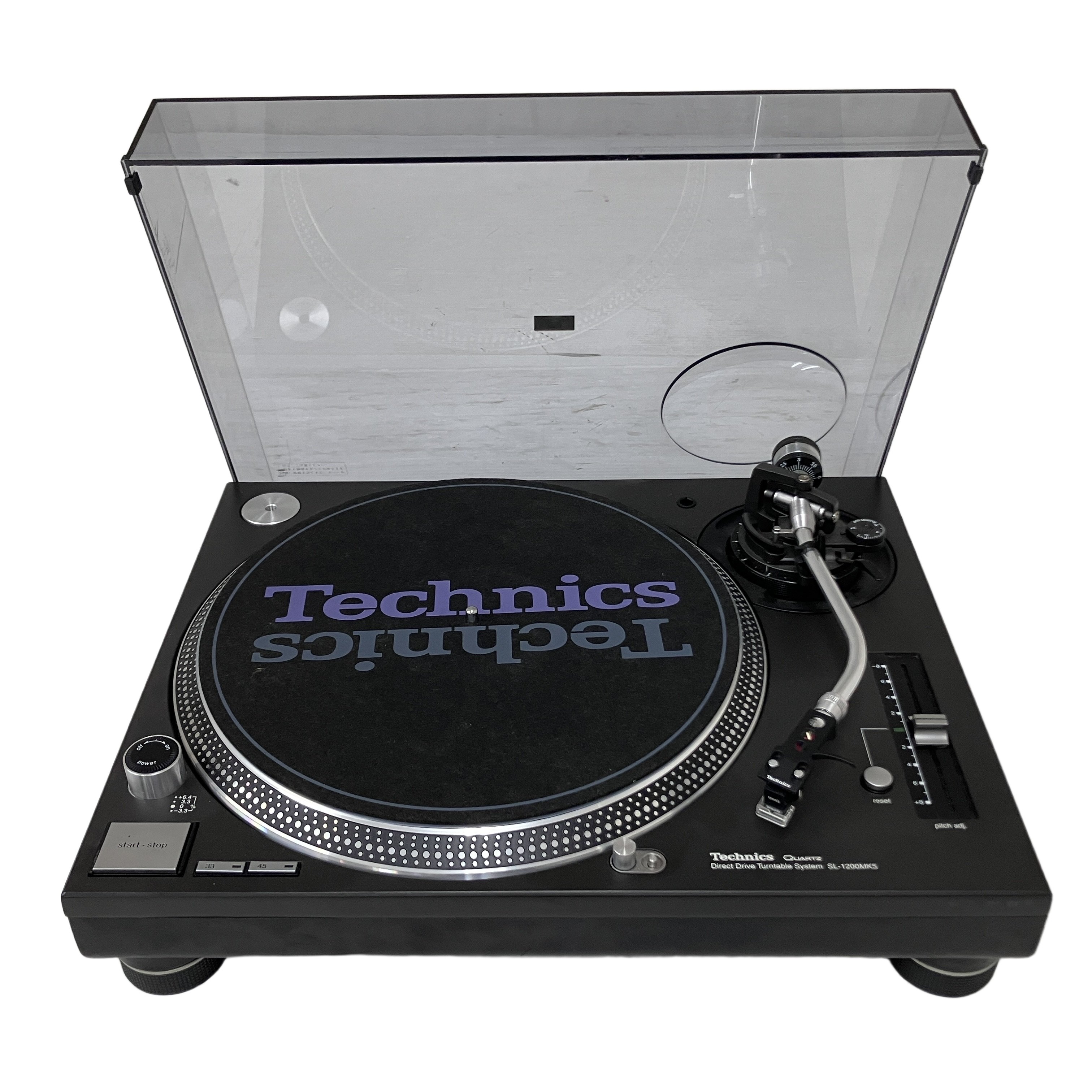 Technics SL-1200MK5 ターンテーブル SHURE M44G カートリッジ テクニクス 中古