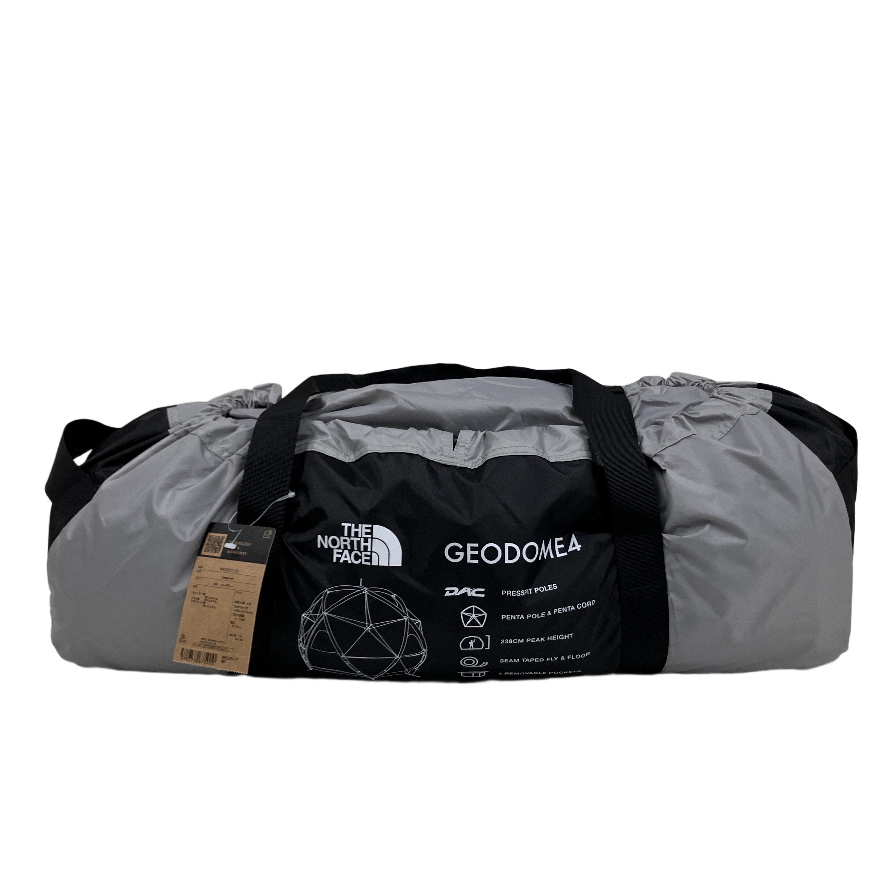 THE NORTH FACE ジオドーム4 NV22311Z MG メルドグレー Geodome4 4人用 ドーム テント 未使用