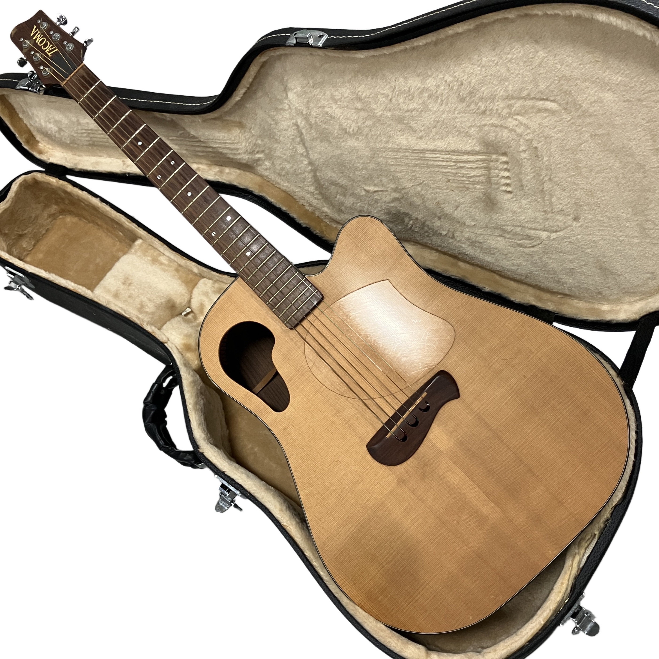TACOMA タコマ DR8C アコースティックギター ハードケース付 中古 訳有