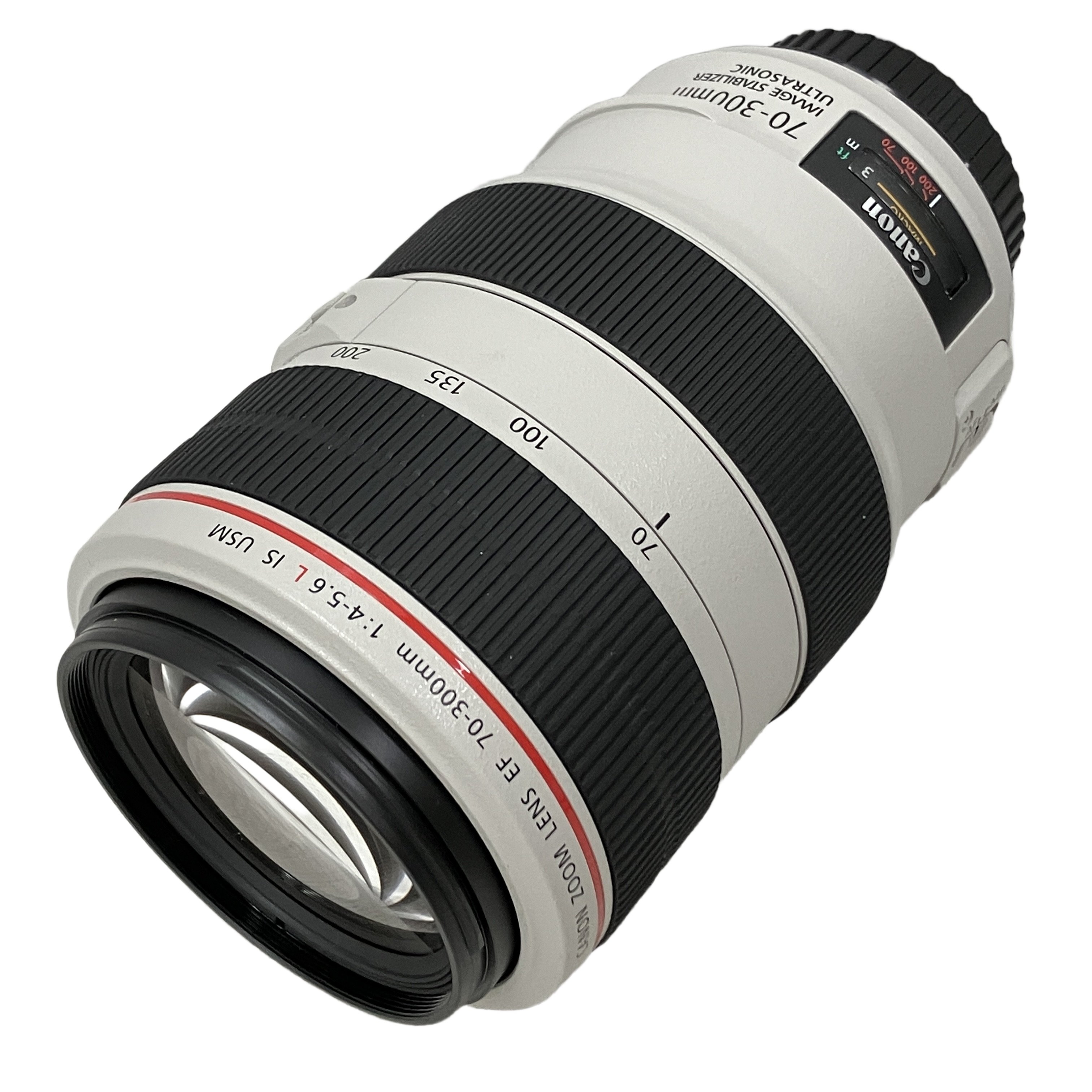 canon ZOOM LENS EF 70-300mm F4-5.6 L IS USM フード 付き カメラ 交換用 レンズ 中古 訳あり