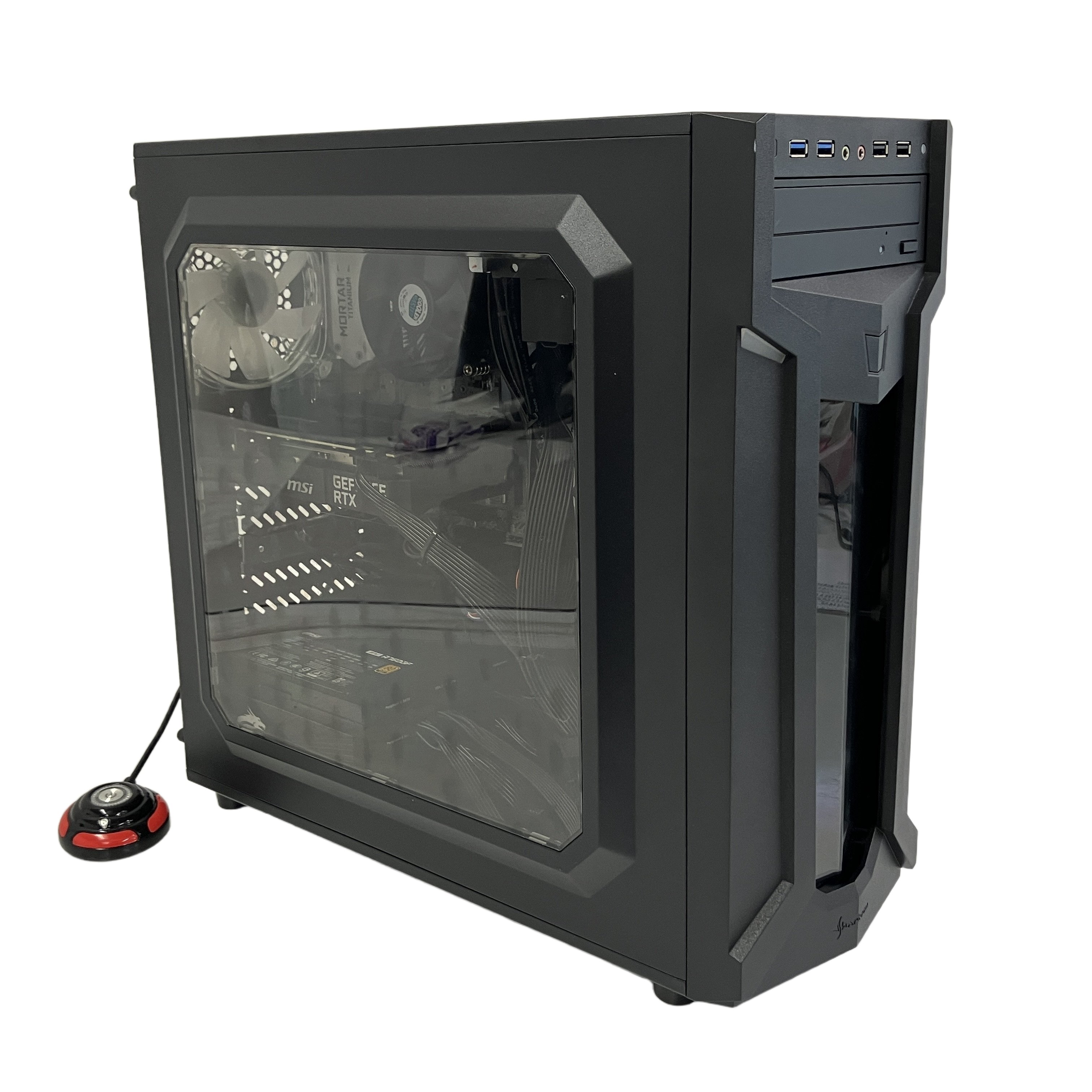 自作PC MSI MS-7B23 ゲーミングデスクトップPC Core i7-8700 16GB SSD 512GB RTX 3060 中古