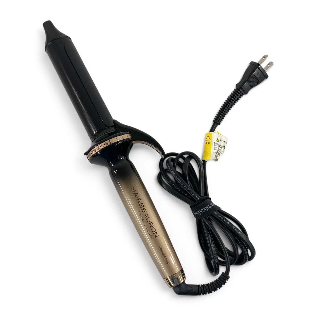 HAIRBEAURON HBRCL4D-GL-JP 4DPlus カールアイロン ヘアビューロン ヘアセット 美容 家電 中古