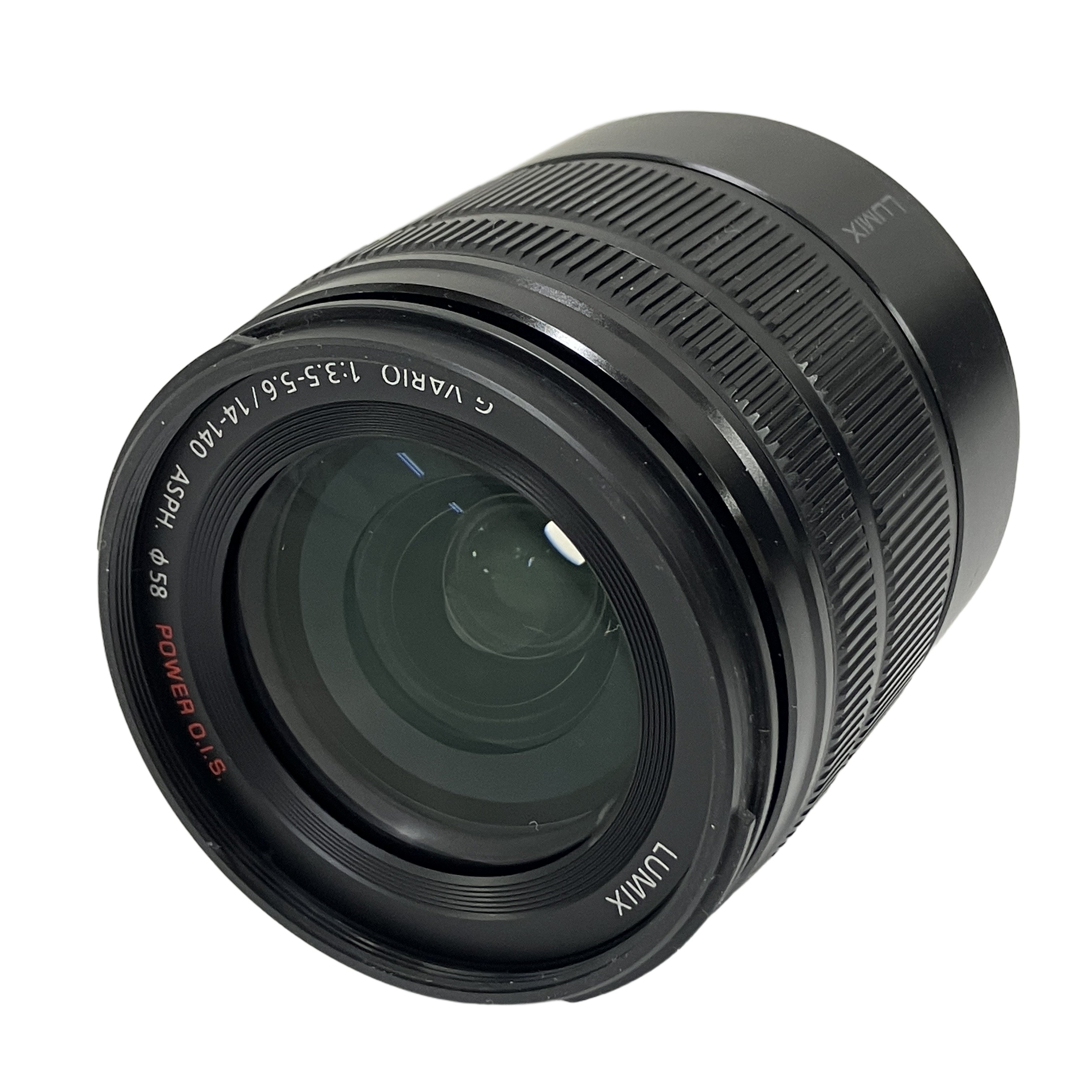 Panasonic Lumix G VARIO H-FS14140 /14-140mm F3.5-5.6 ASPH. POWER O.I.S. パナソニック カメラレンズ 中古