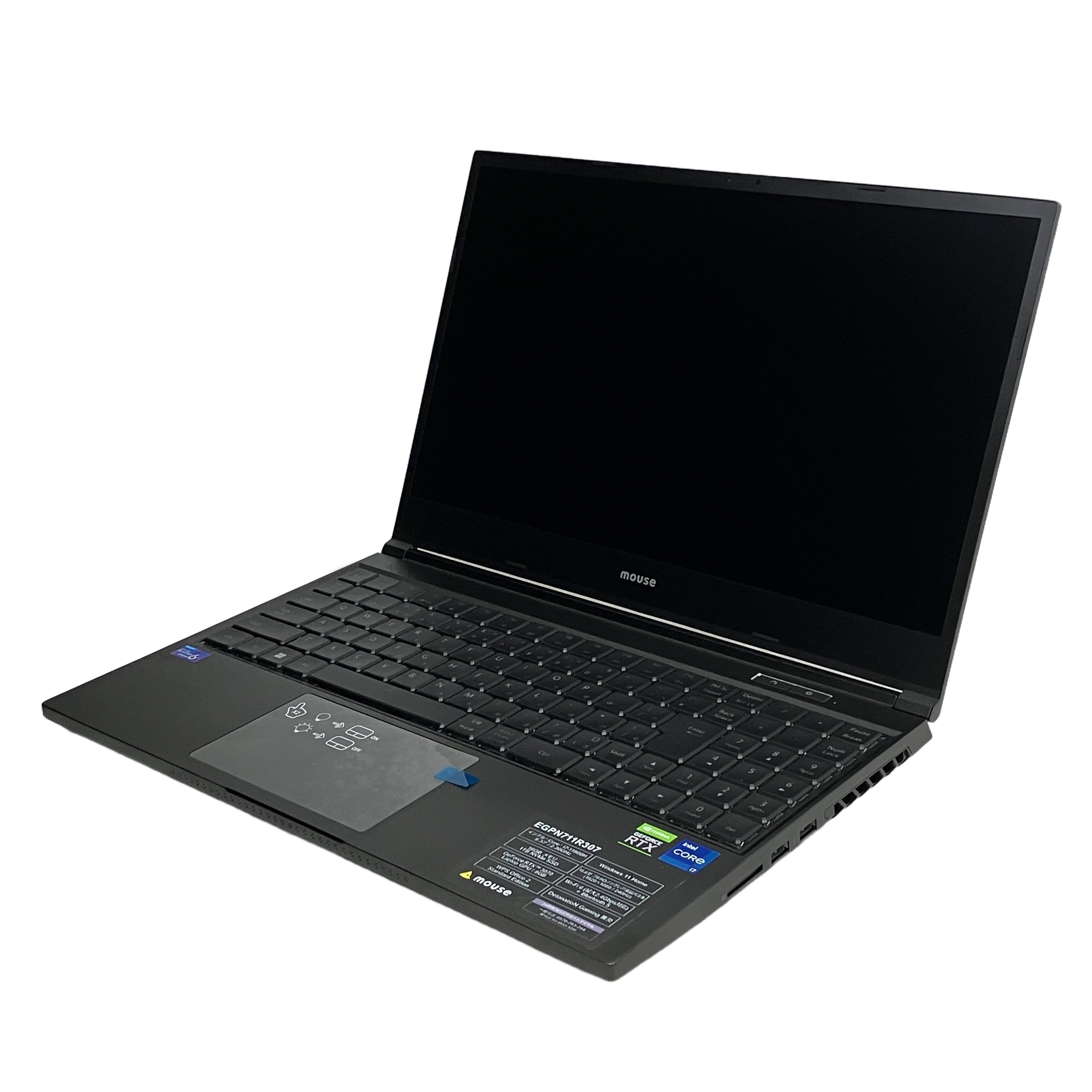 mouse G-Tune EGPN711R307 15.6インチ ノート パソコン i7 11800H 16GB SSD 1TB RTX 3070 win11 中古 良好
