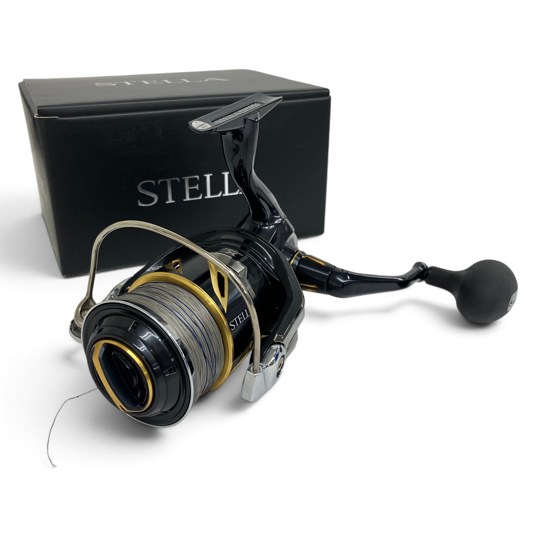 SHIMANO SW10000HG シマノ ステラ Avani Casting PE 4号 300m 付属 リール 釣具 フィッシング 中古 美品