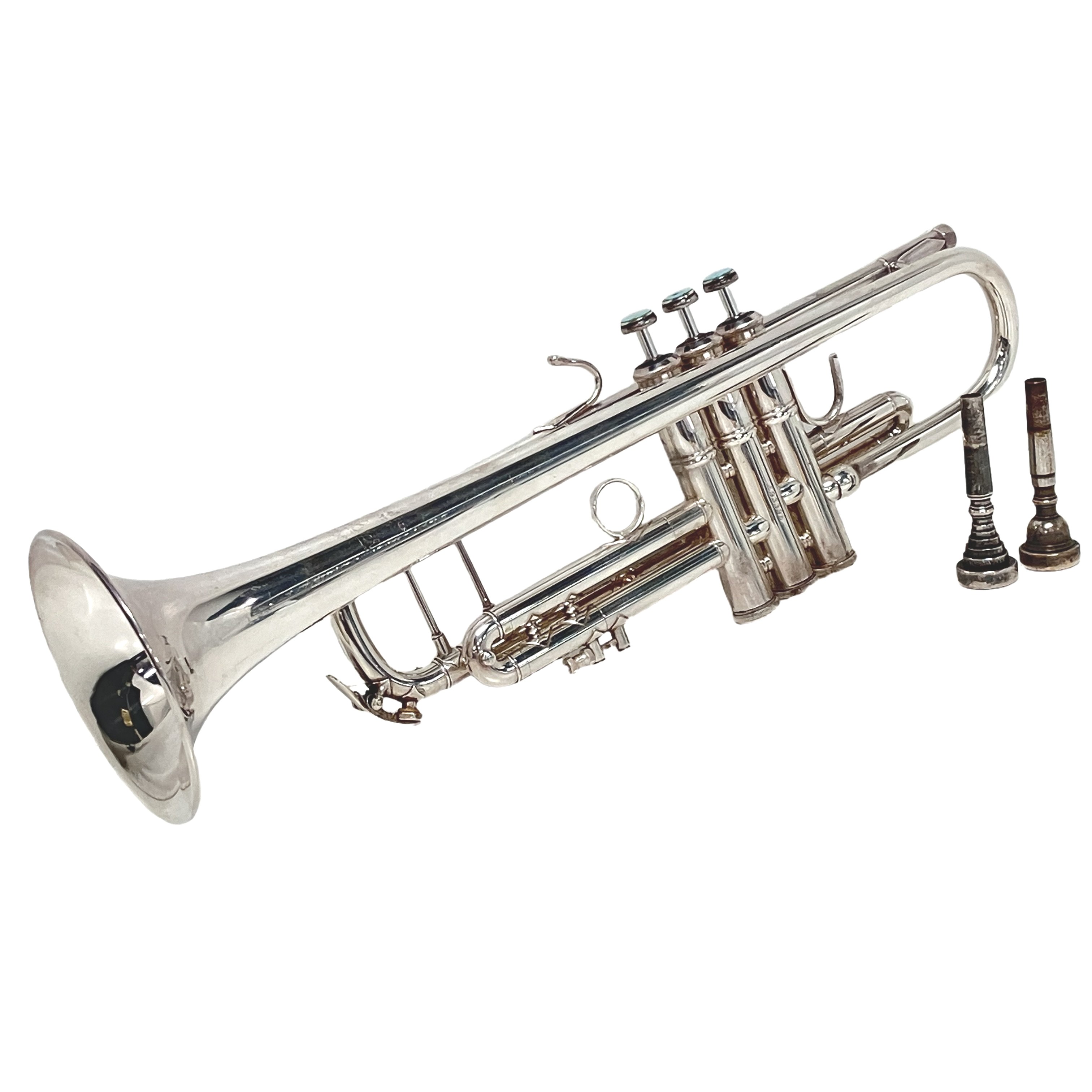 Vincent Bach Stradivarius MODEL 37G ML トランペット(ゴールドブラスベル / シルバー仕上げ) 世界中の奏者に愛され続けるヴィンセント・バックの金字塔