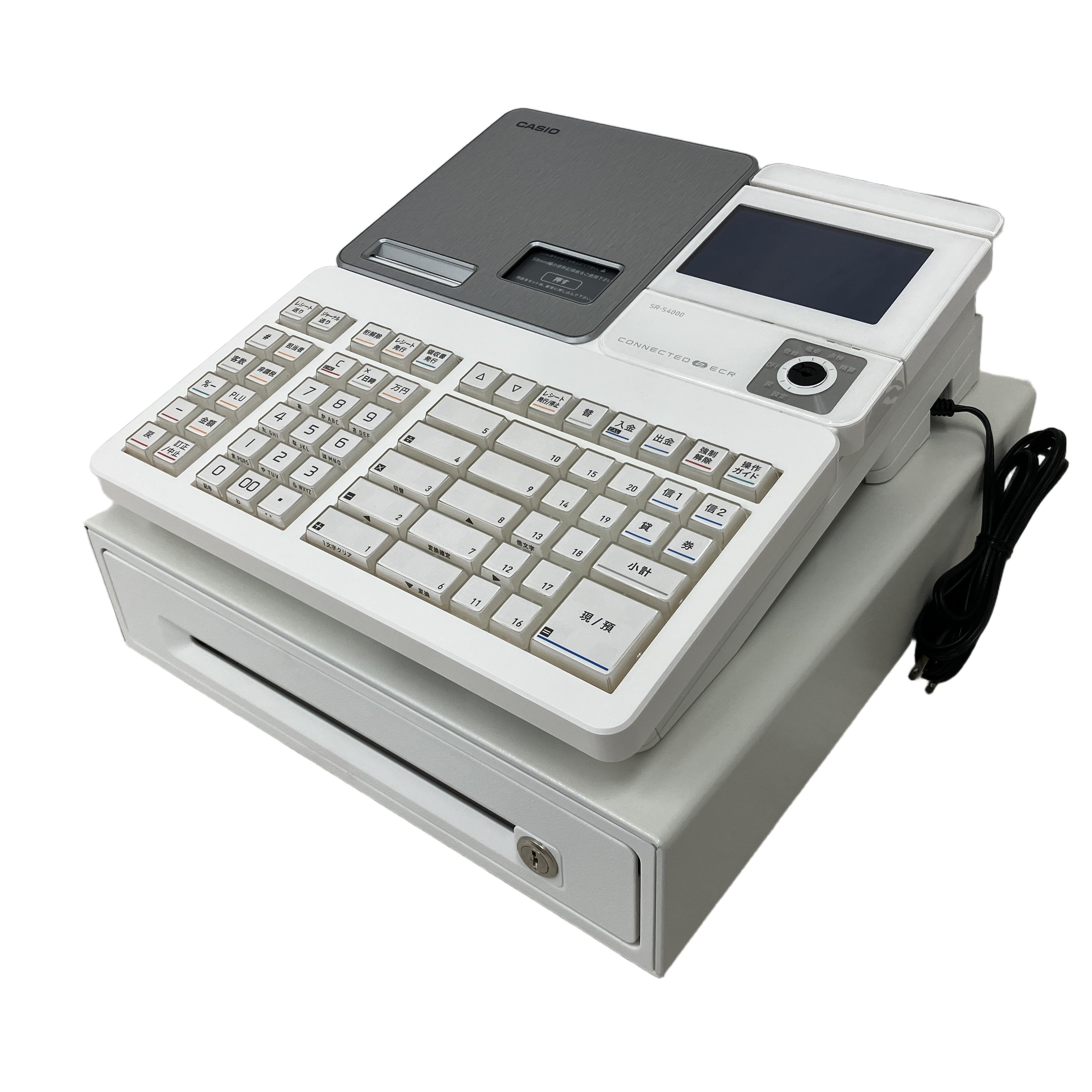 CASIO カシオ 電子レジスター SR-S4000-EX-20SWE 中古 美品