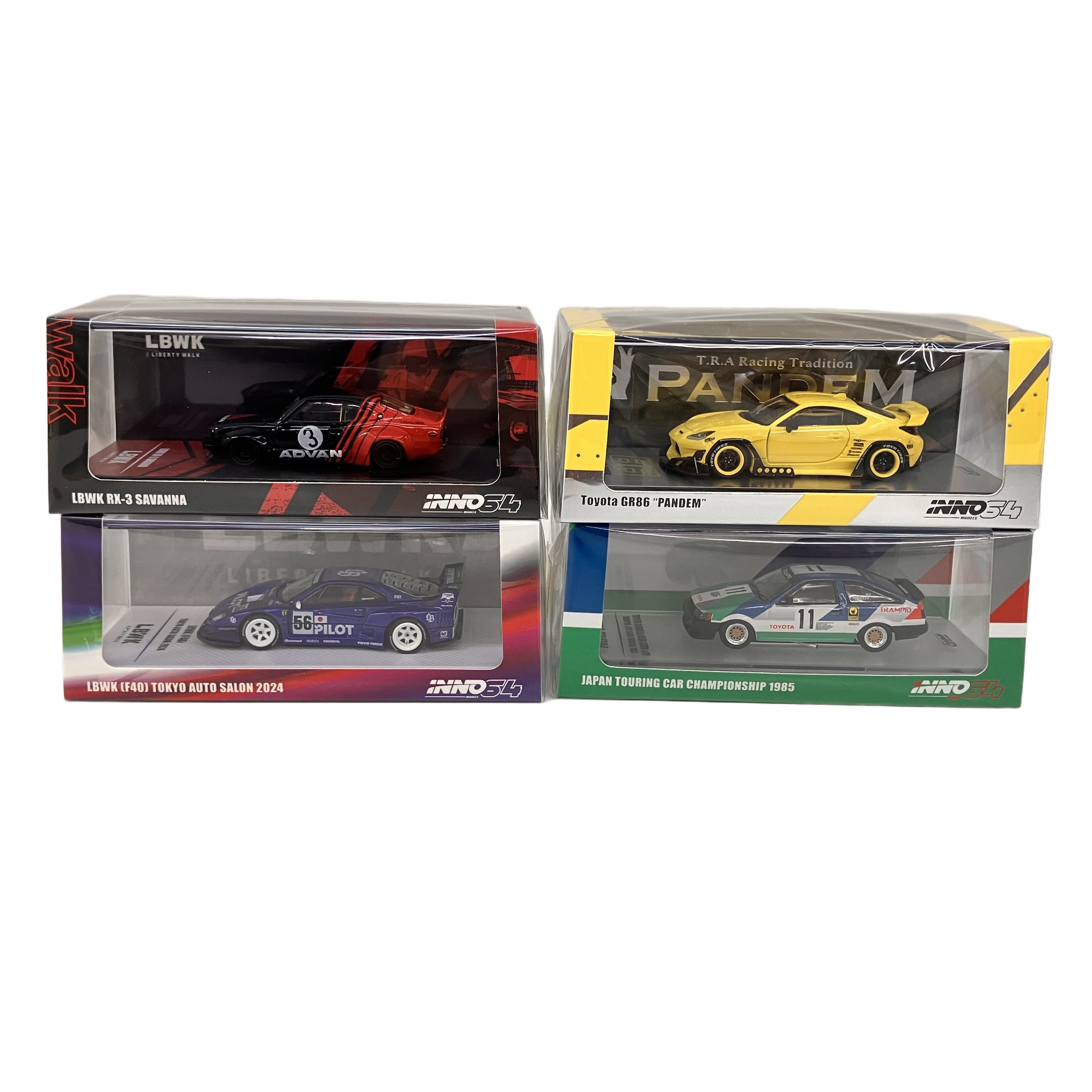 INNO 1/64 ミニカー 4点セット 未使用