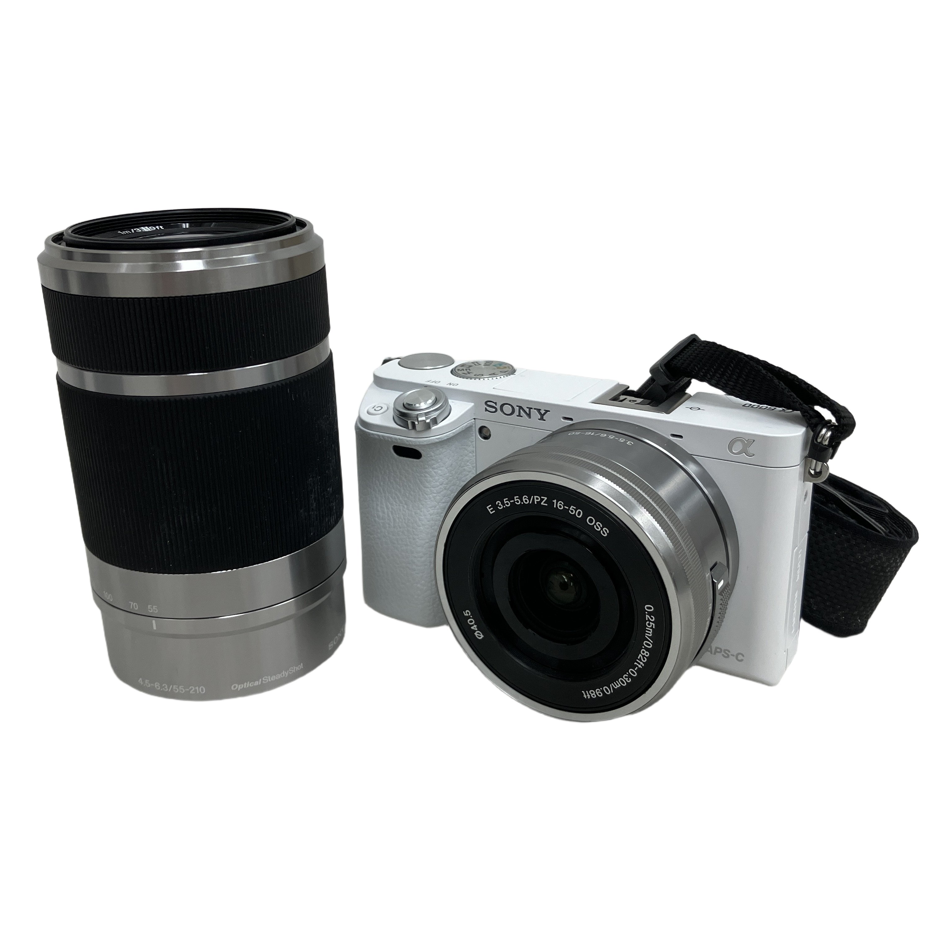 SONY ILCE-6000 α6000 16-50mm 55-210mm デジタル 一眼 ミラーレス カメラ ダブル ズーム レンズ 中古